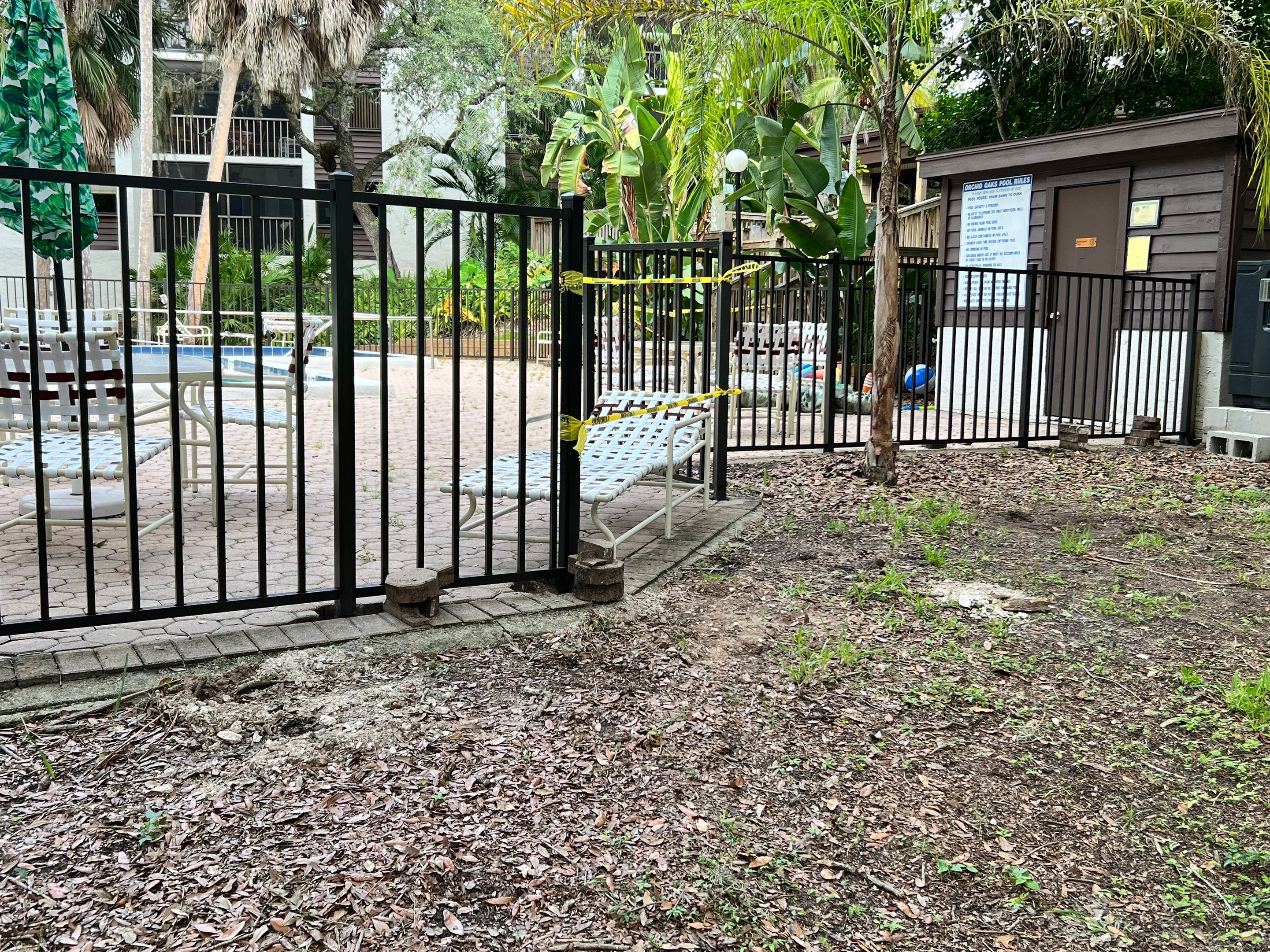 Sarasota, FL Commercial Aluminum Pool Fence & Shadowbox Wood Fence  by Asap fence and gates, LLC