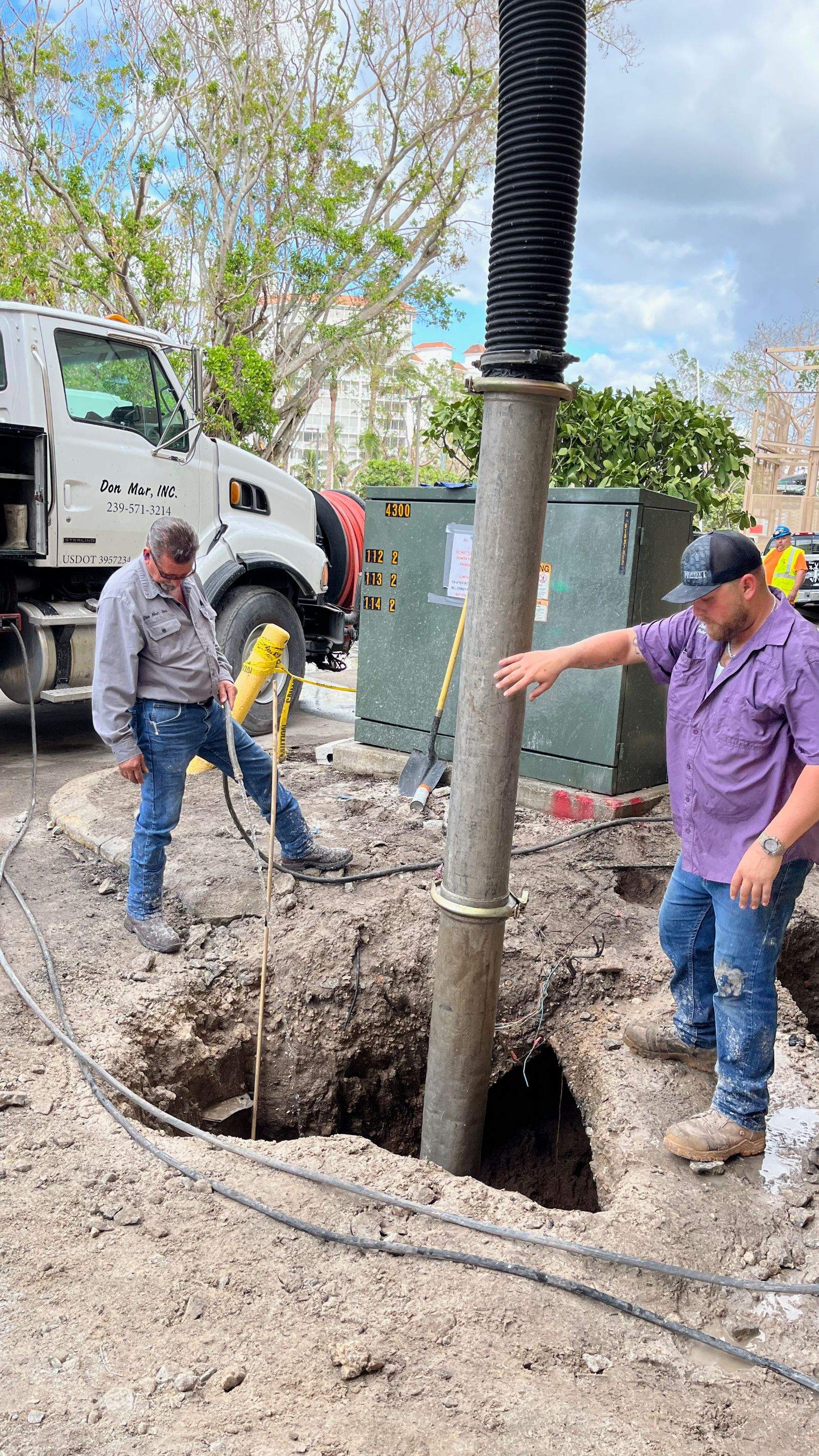Ritz-Carlton North Service Road Daylighting by Don Mar, Inc. Storm Water Solutions