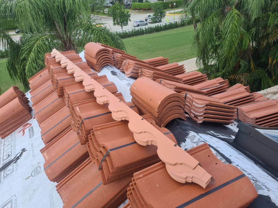 Residential Roofing Installation using Eagle Roofing Tile by BLUES BROTHERS ROOFING