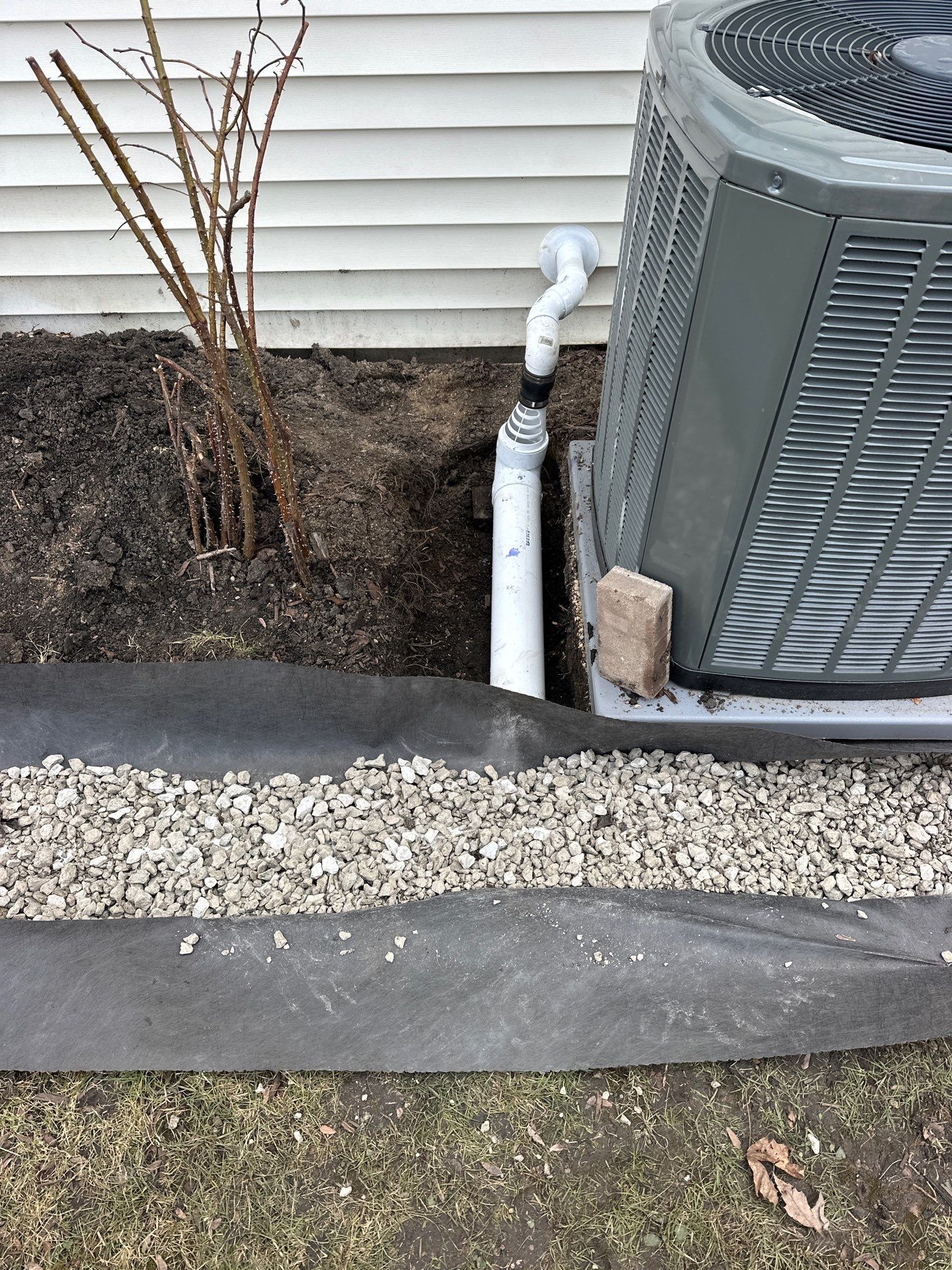 French drain and Sump pump reroute to flo well by A&N