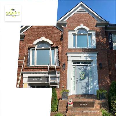 Exterior Painting and Trim Refresh for a Woodstock Brick Home