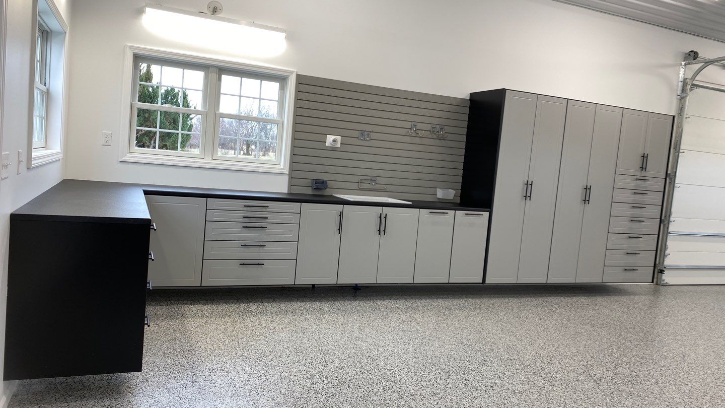 Pat F. gets a beautiful remodeled garage! by Banner Garage