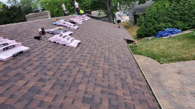 Residential Roofing Installation using Ownens Corning Duration Brownwood