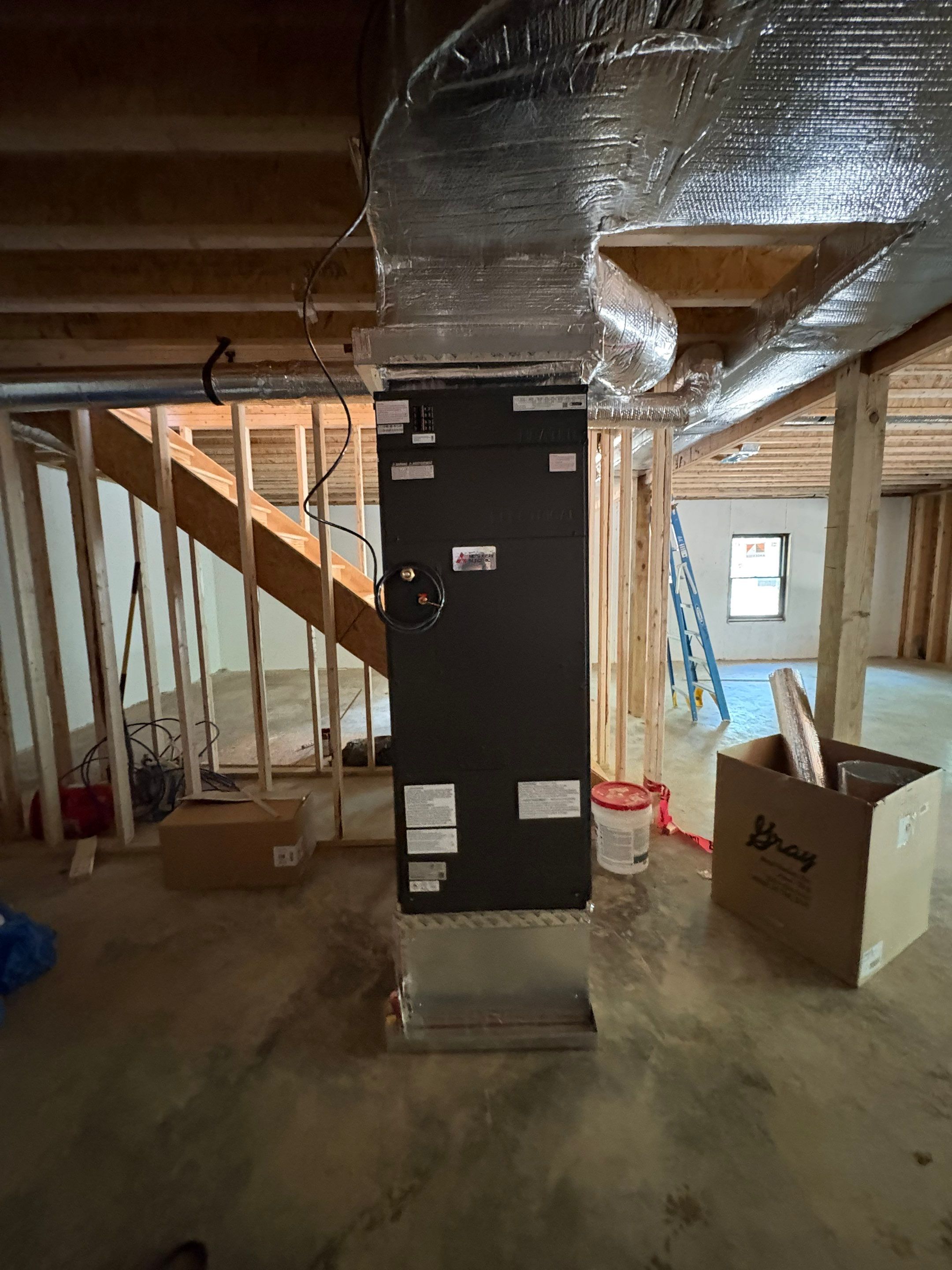 New Construction install in Winchester by Elemental Heating and air conditioning LLC