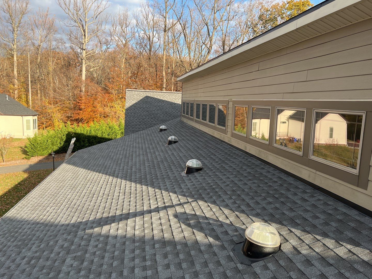 Solar Roof using GAF Decotech integrated panels by American Home Contractors