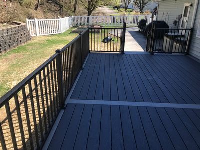 Deck Installation using Trex Decking and Railing 