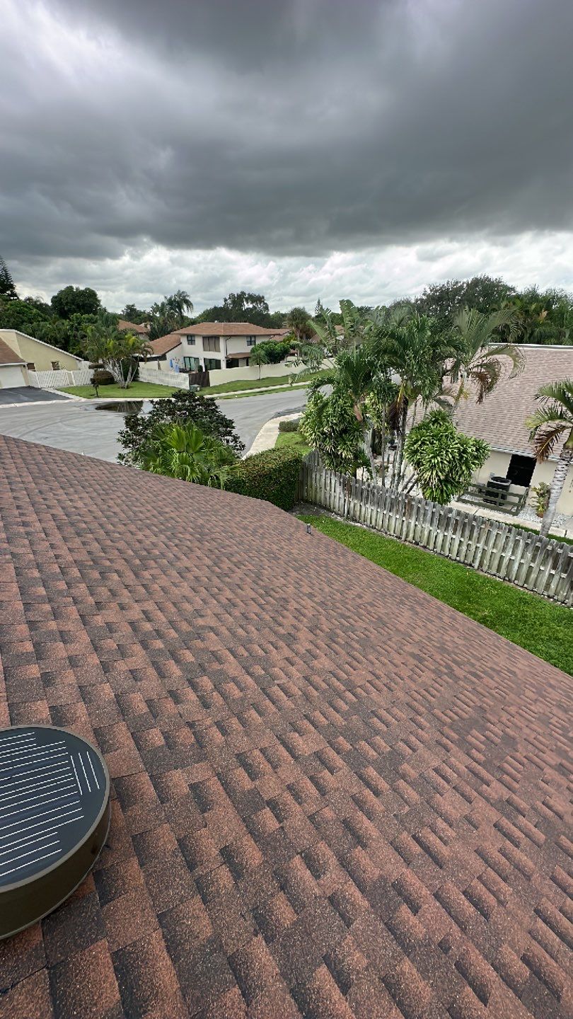 Residential Shingle Roof Installation With Sheathing Repairs in Delray Beach by AJF ROOFING INC