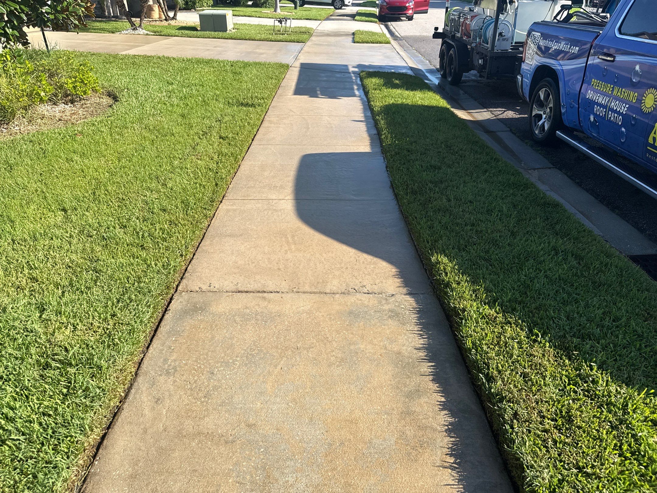 π‘ Safety and curb appeal go hand in hand! by Sunshine AquaWash