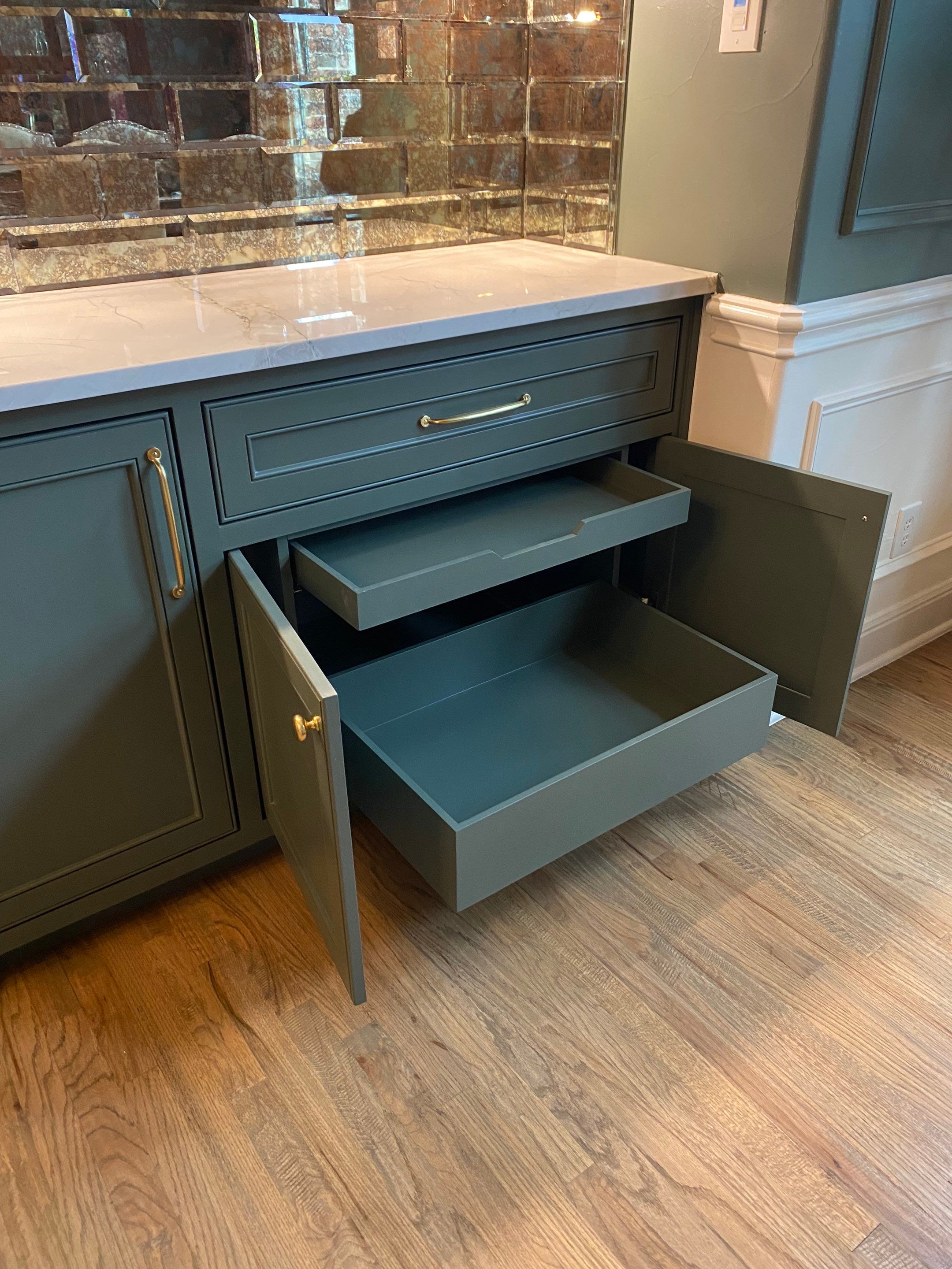 Custom Cabinetry and Trim  by SLM General Contractors & Roofing