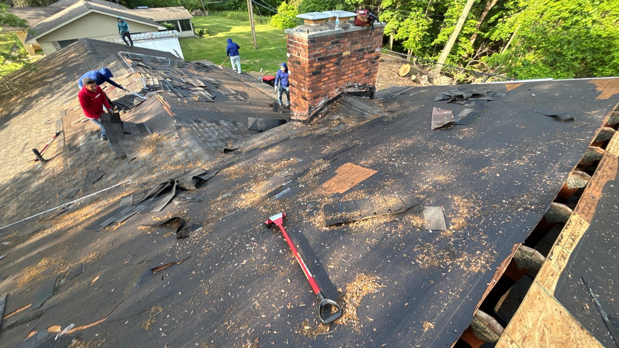 Roof Replacement using Owens Corning Estate Gray by 180 Contractors