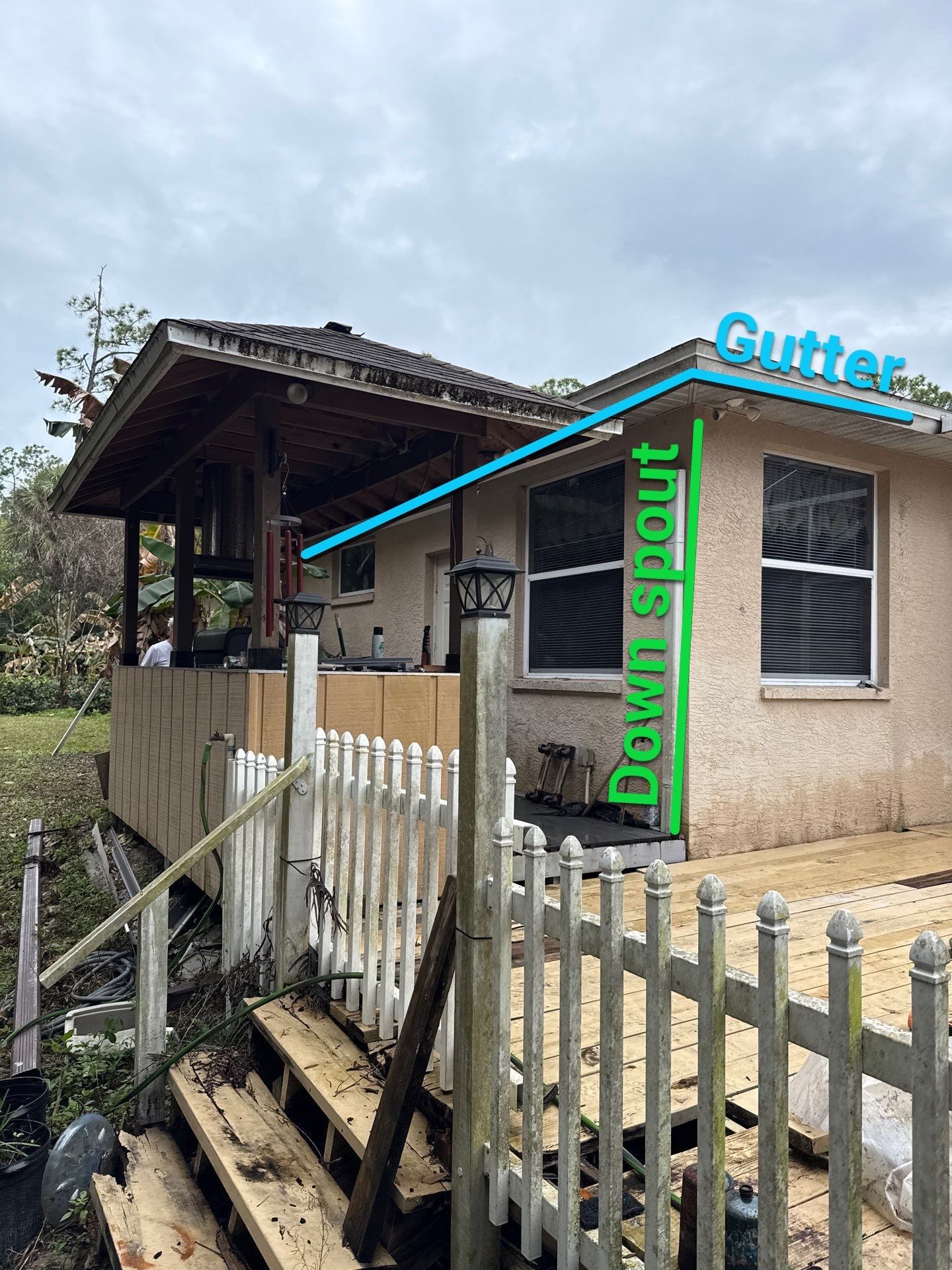 6 Inch Seamless Gutters using K-Style Seamless Gutters in Naples FL by Gutter Professors