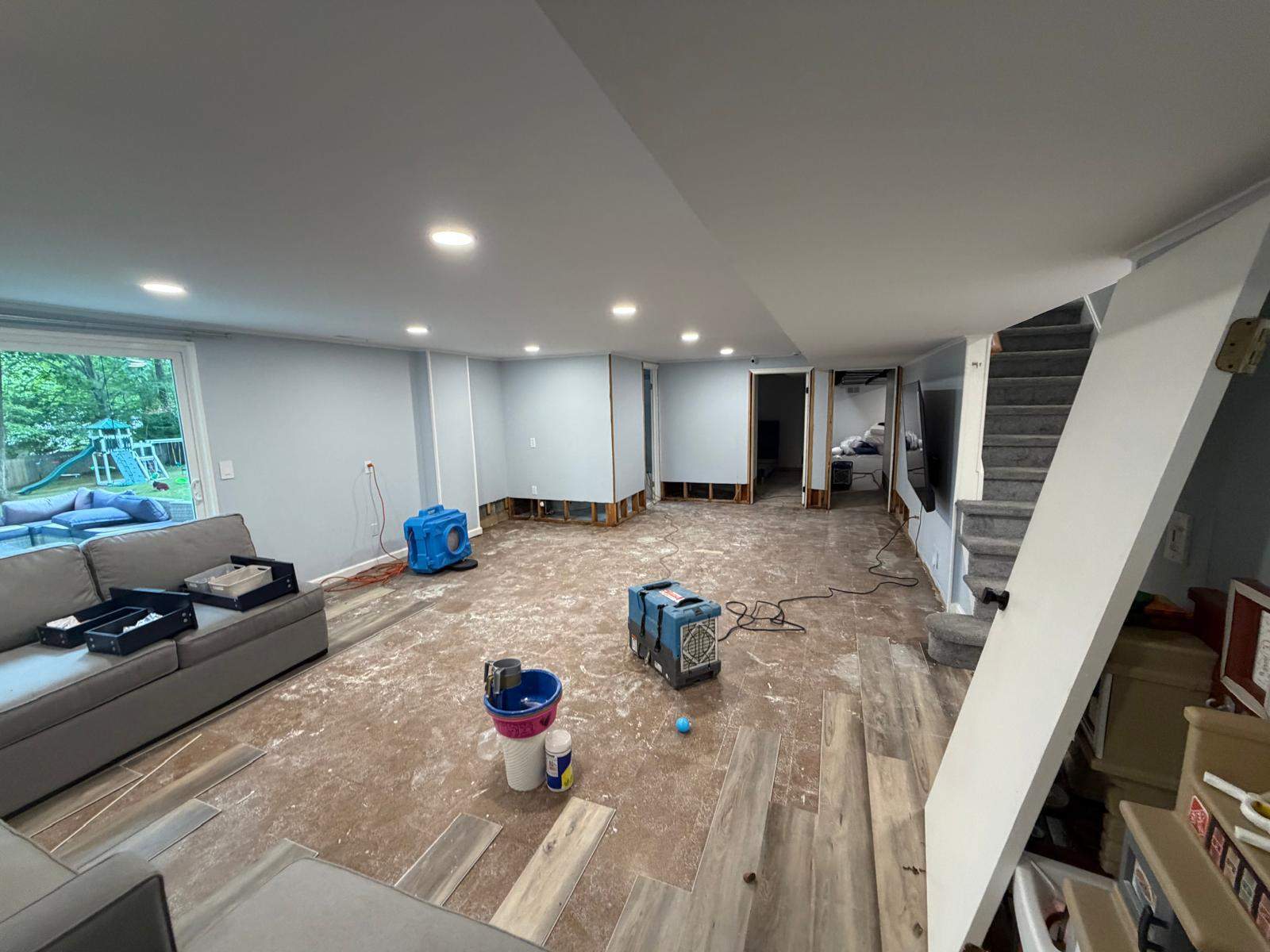 Water Damage Claim in Livingston by FLAPA & KeyStone