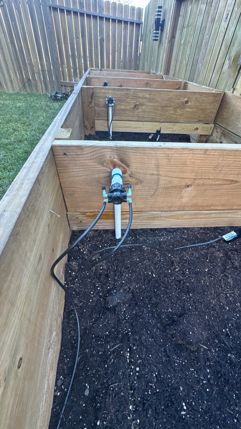 Raised Bed Restoration & Irrigation Upgrade by Texas Urban Elements