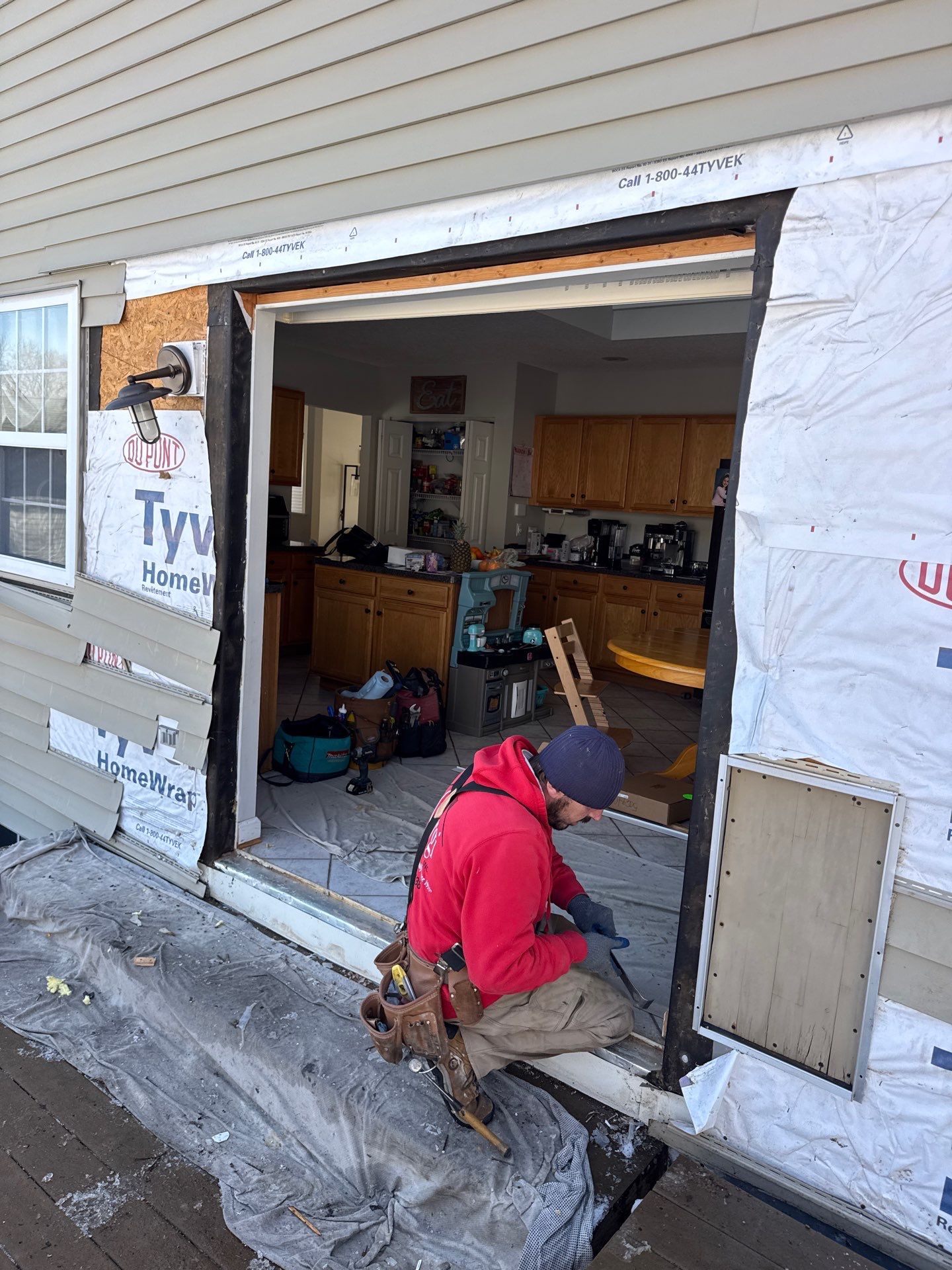 Sliding Patio Door Upgrade  by DiGiorgi Roofing and Siding Inc