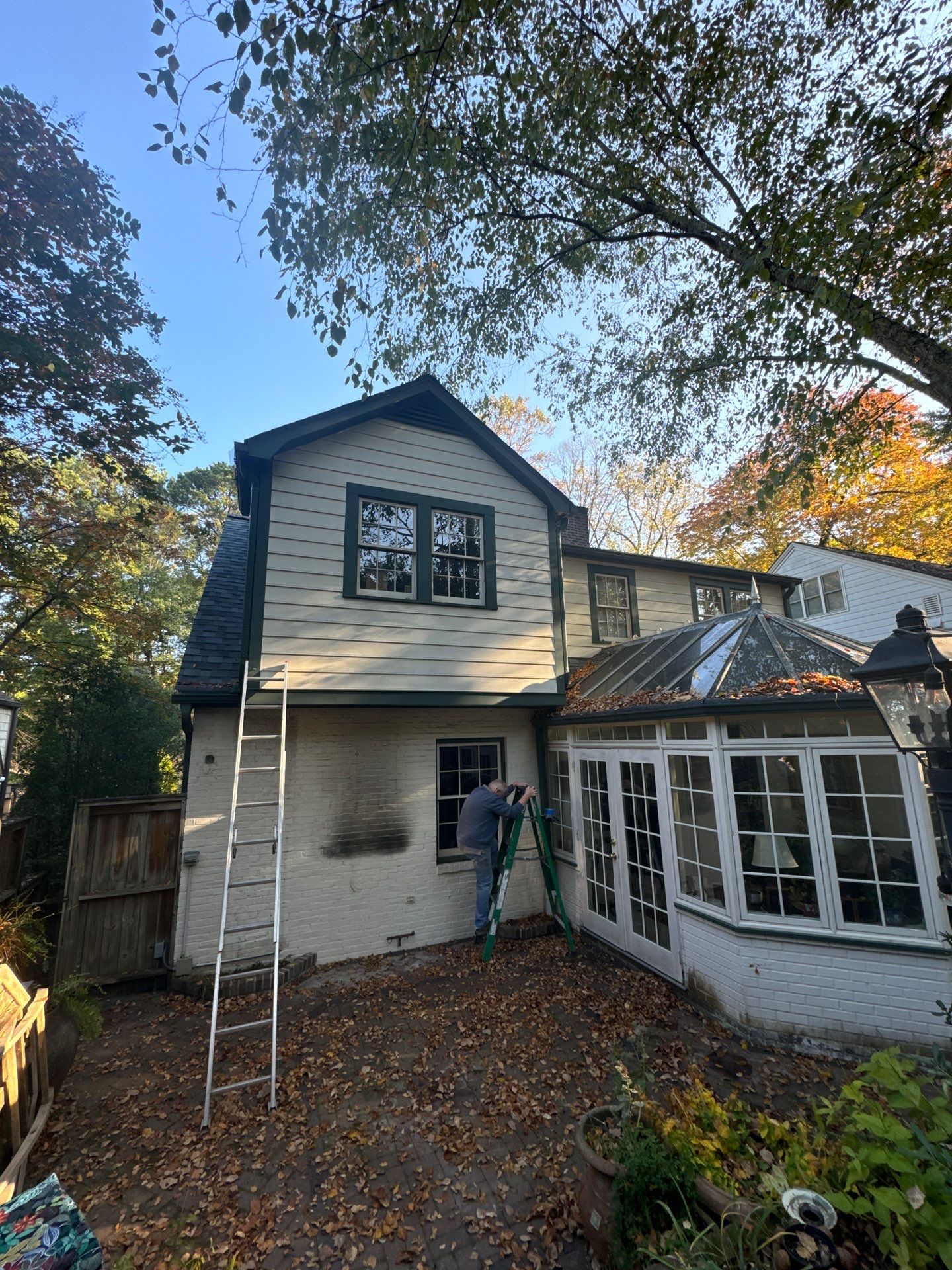 Full Exterior Painting and Trim Refinement for Atlanta Brick Residence by Swift Home Renovations