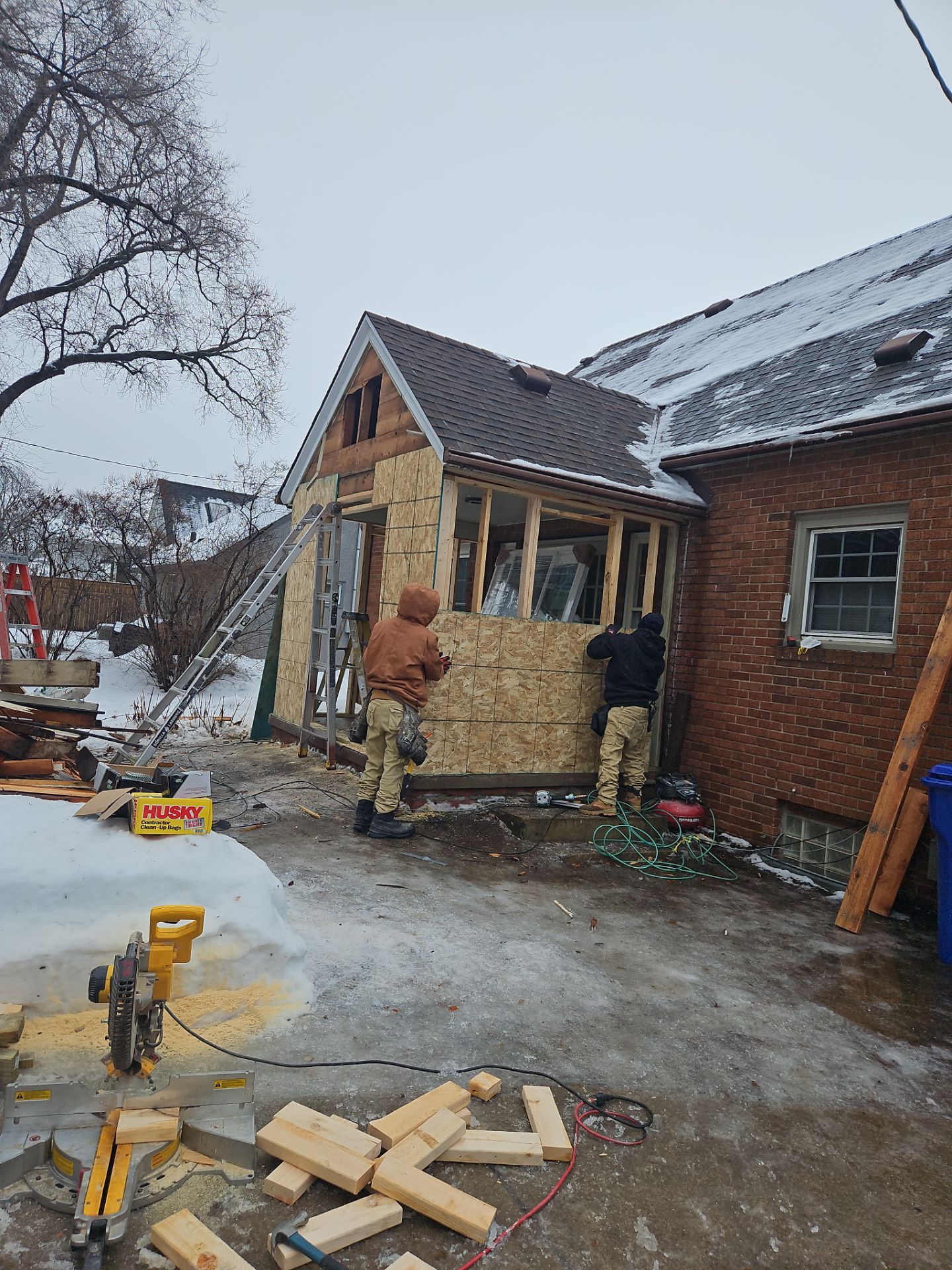 Three-Season Porch Renovation – Complete Structural Transformation by Johnny Five Construction 