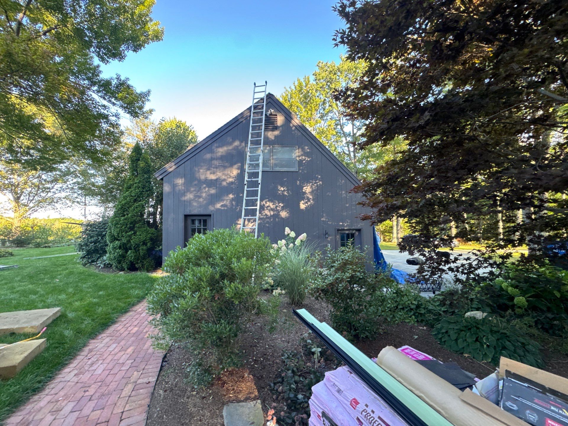 Garage & Barn Roof Replacement in Greenfield, NH | Owens Corning Shingles by Adam Vaillancourt Roofing LLC