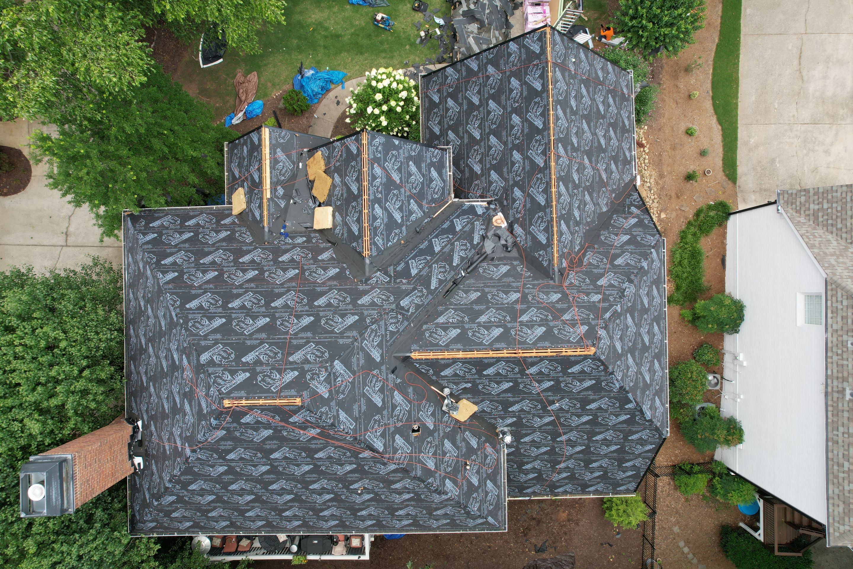 Residential Roofing Installation using Owens Corning by Inspector Roofing and Restoration