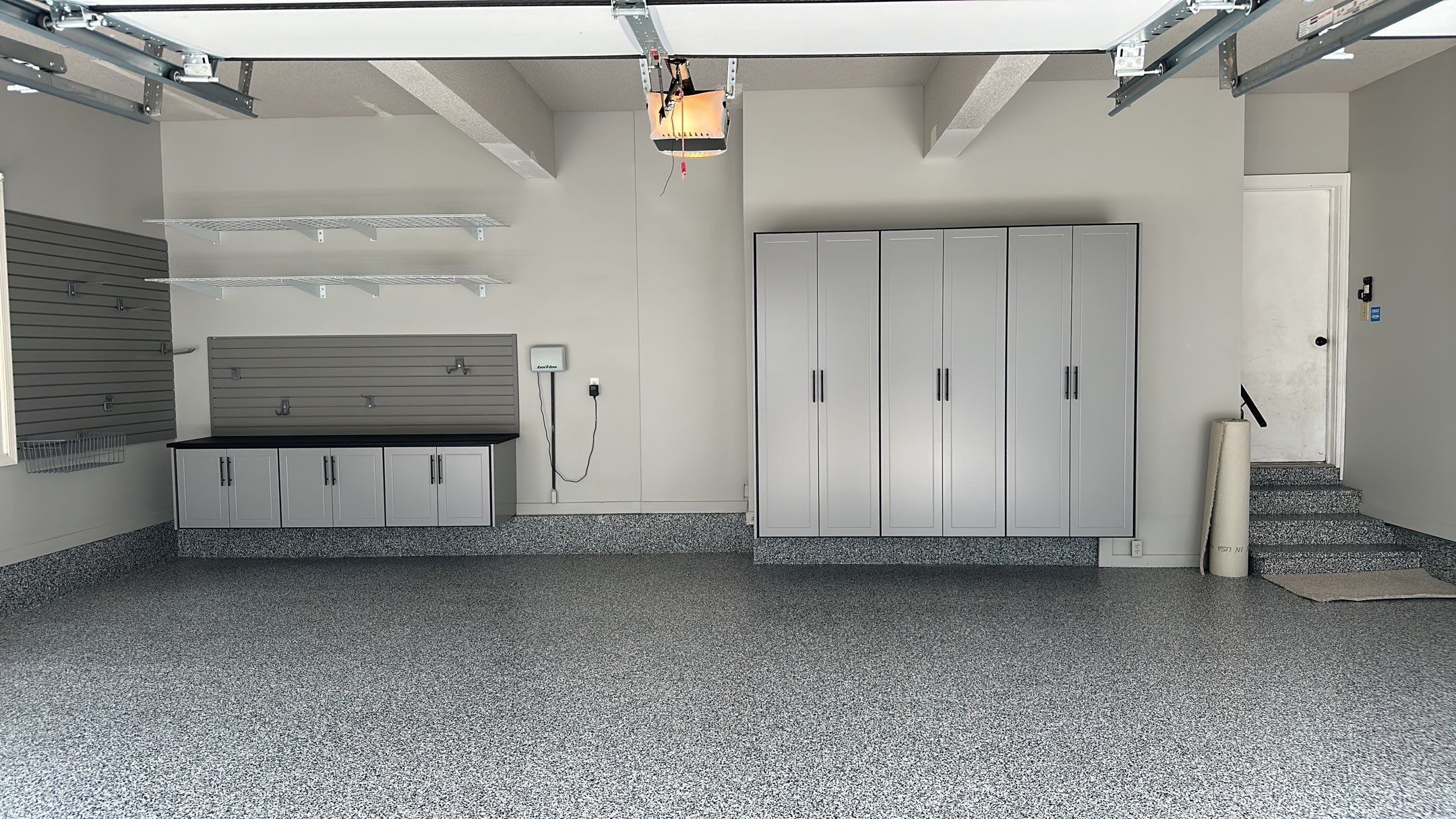 Julie H. upgraded her garage with our cabinets and wall storage options  by Banner Garage