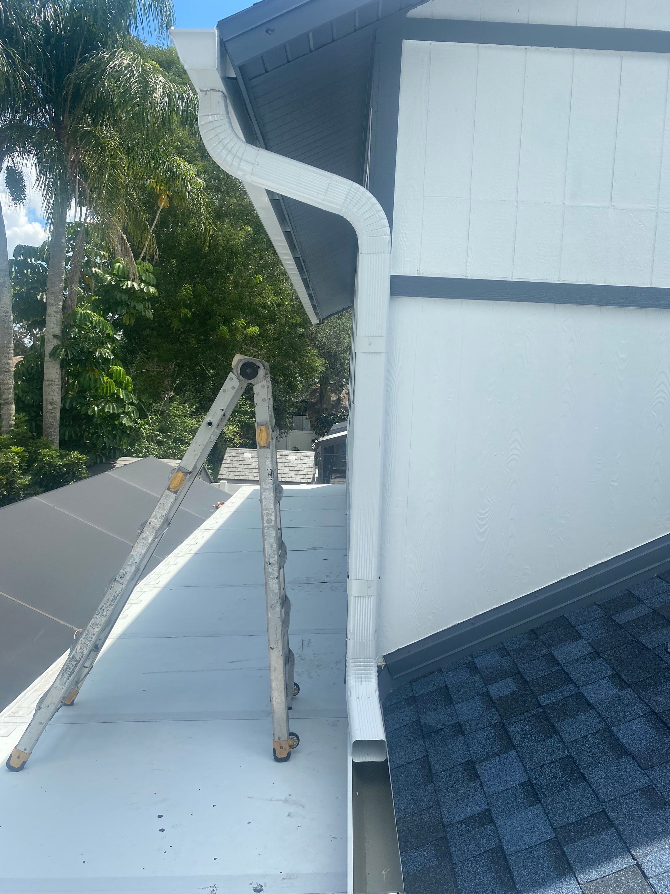 Leaf Guard System Installation in Sarasota FL by Gutter Professors