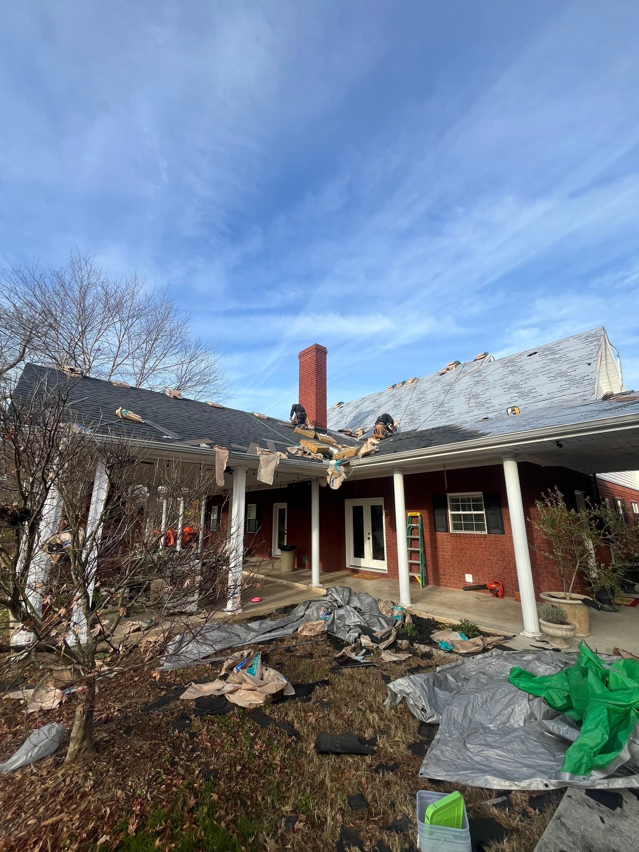 Residential Roofing Repair using CertainTeed XT25: Moire Black by Hostetler Roofing