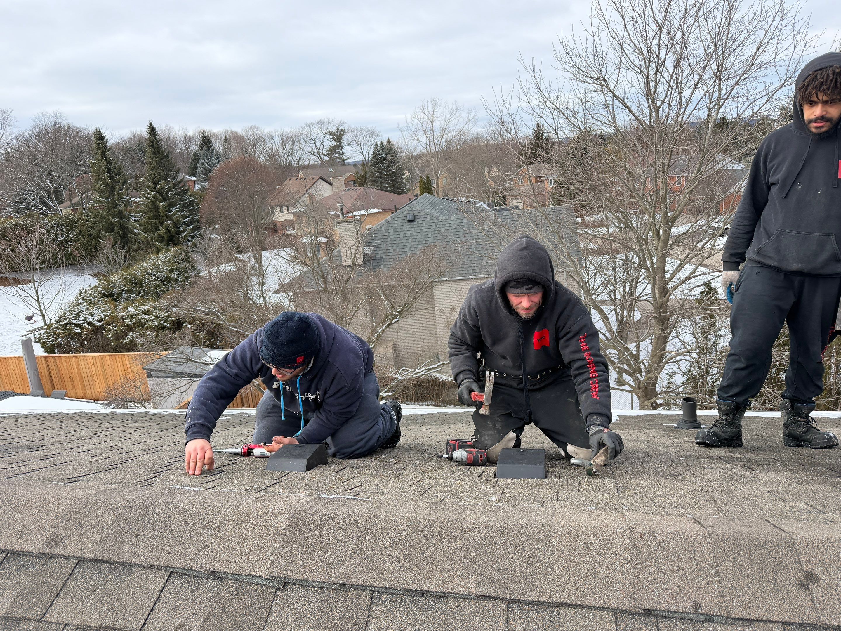 Project in Hamilton by The Roofing Crew