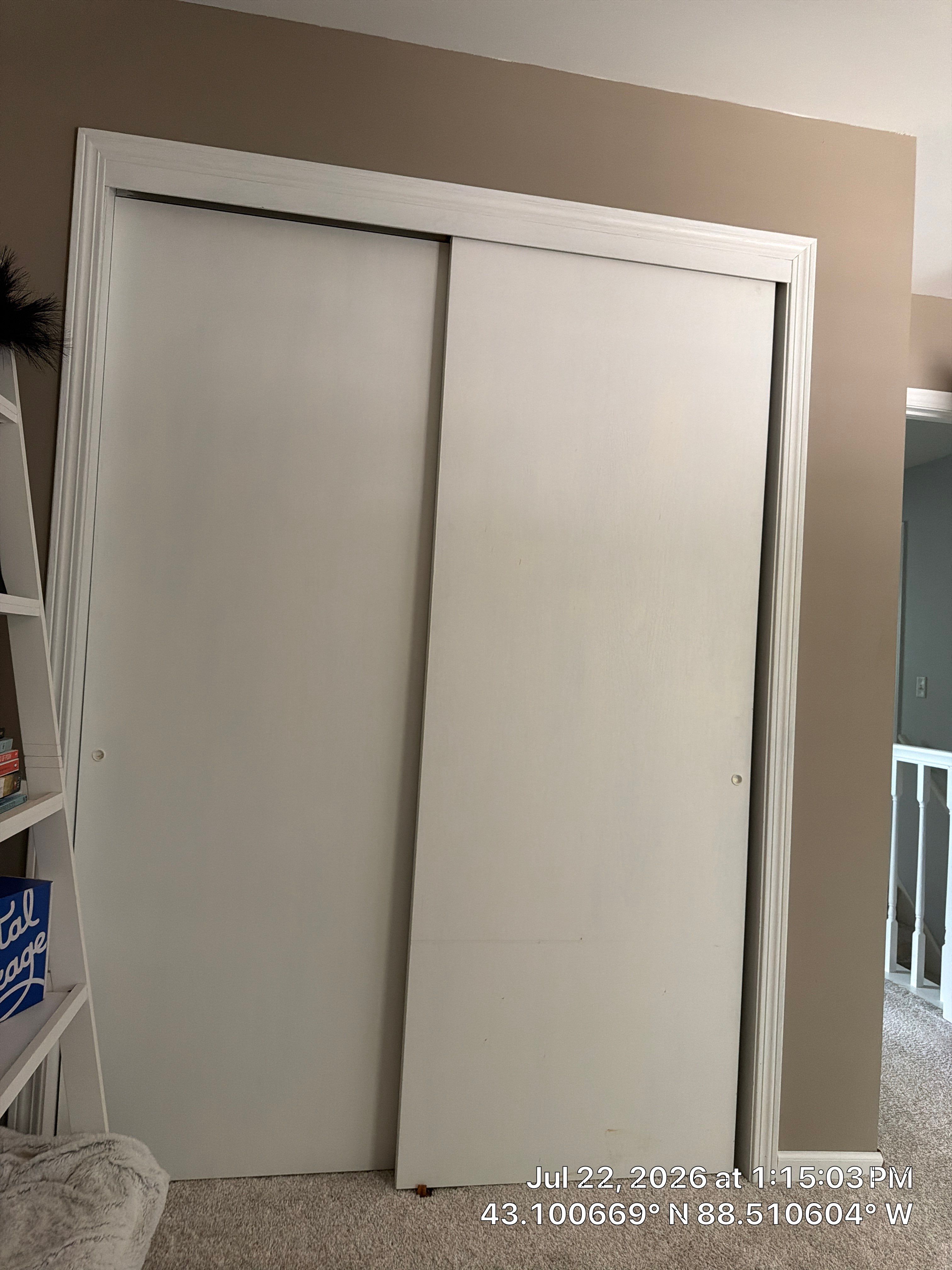 Sliding Closet Door Installation and Interior Painting in Oconomowoc by CompanyCam Sales Demo