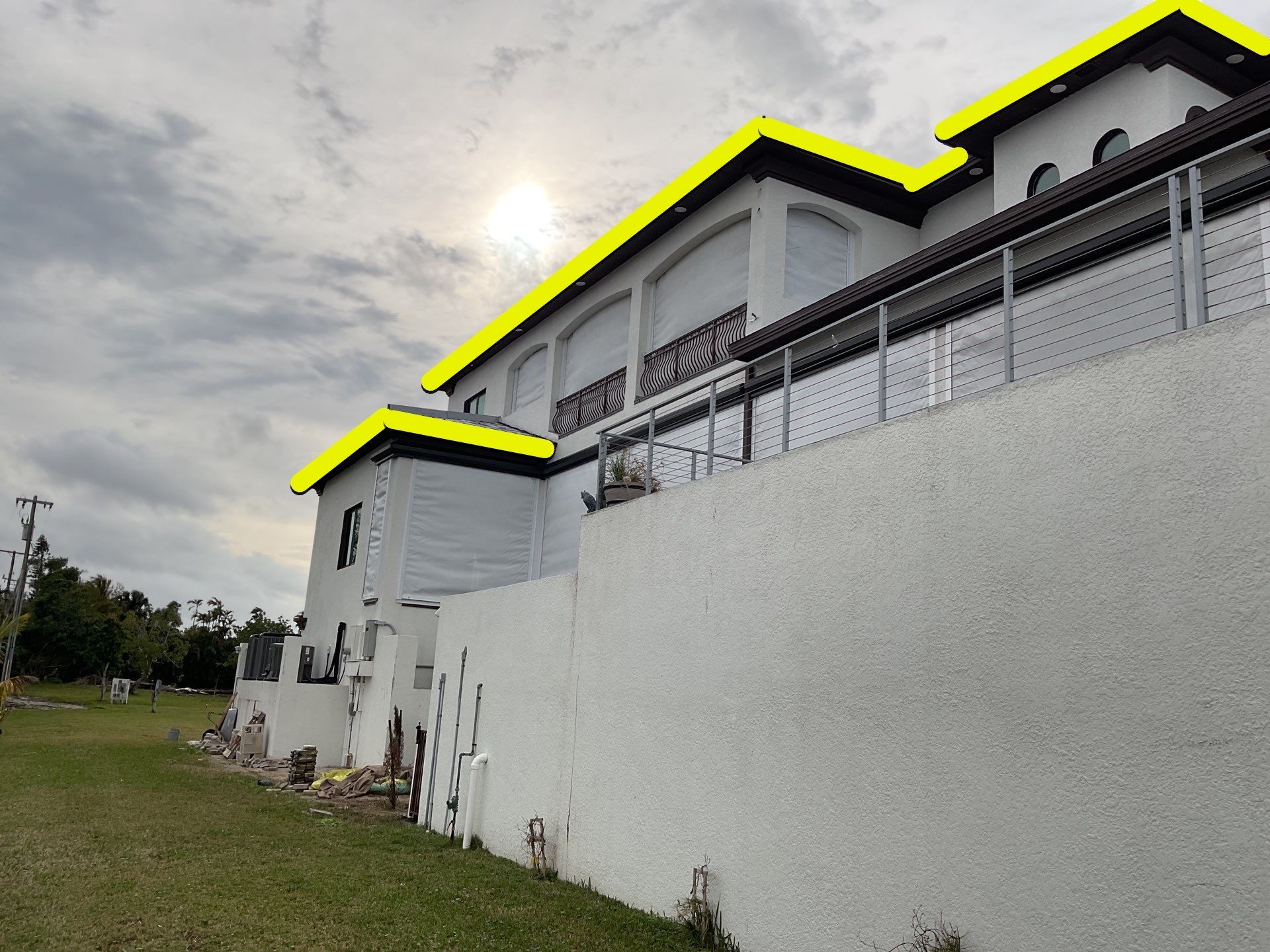 Brown Seamless Gutters using Royal Brown in Fort Myers FL by Gutter Professors
