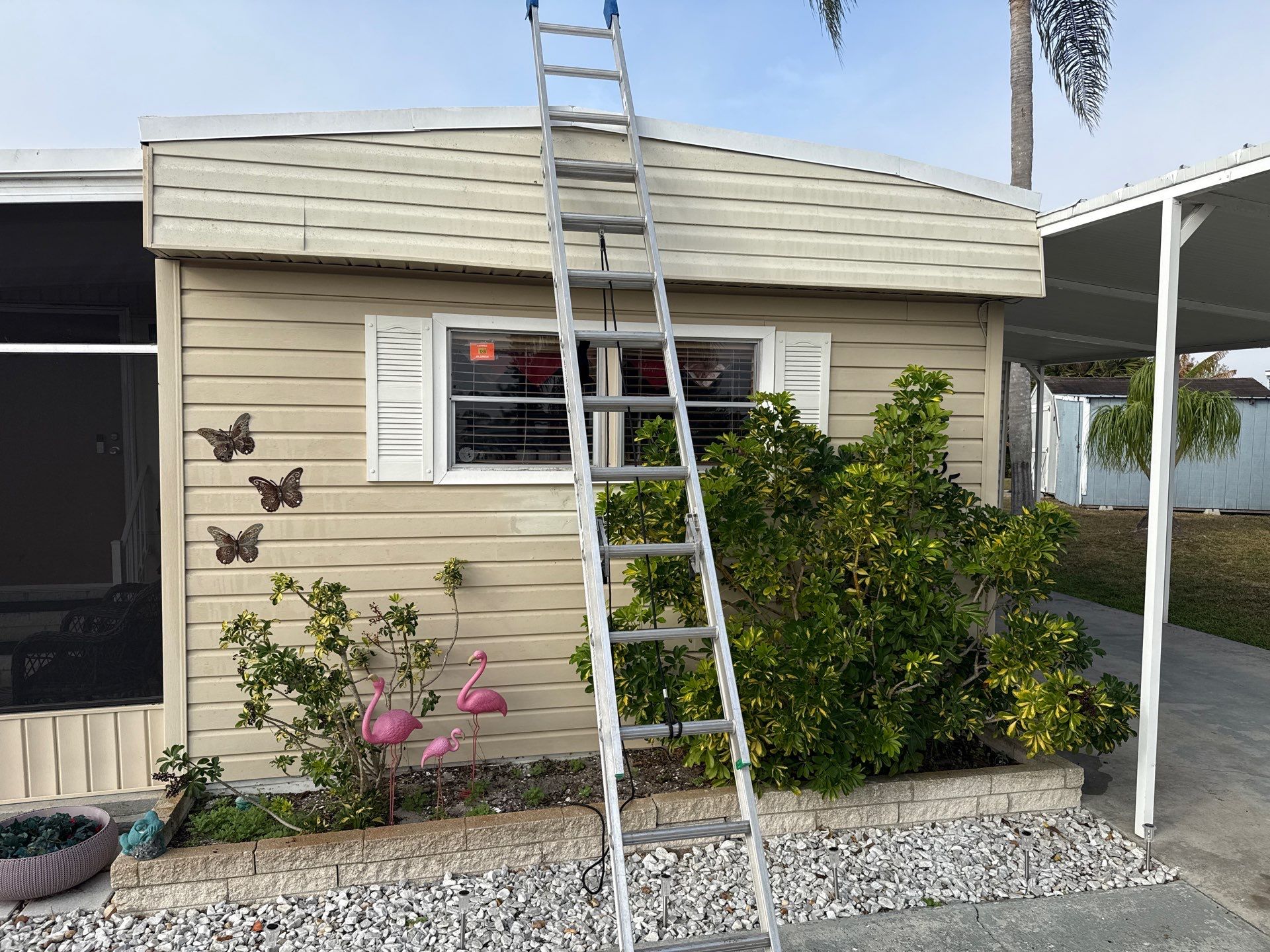 TPO Roof Cleaning & Mobile Home Soft Wash in Chulavista Landings – Ruskin, FL by Sunshine AquaWash
