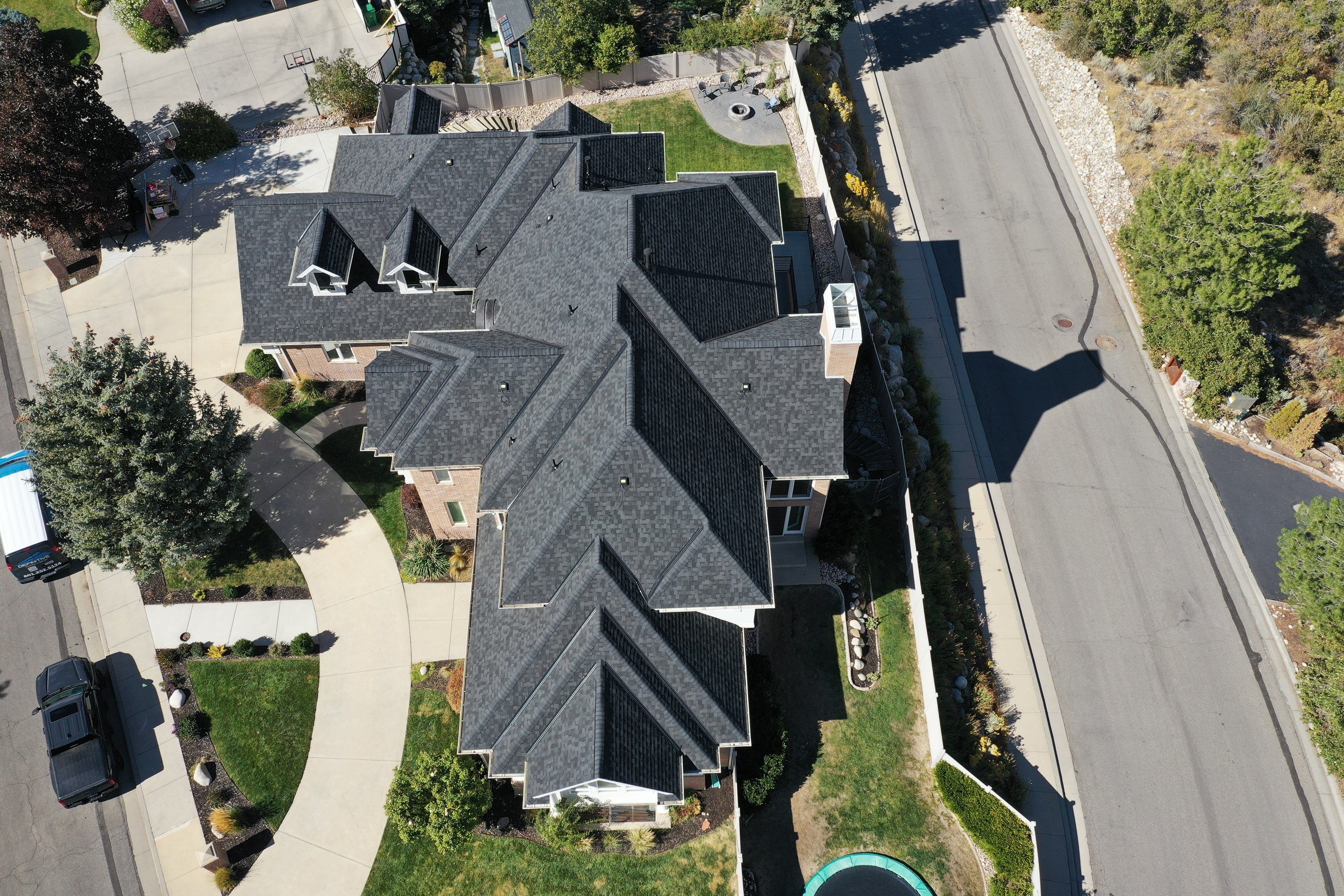Residential Roofing installation  by Definitive Construction