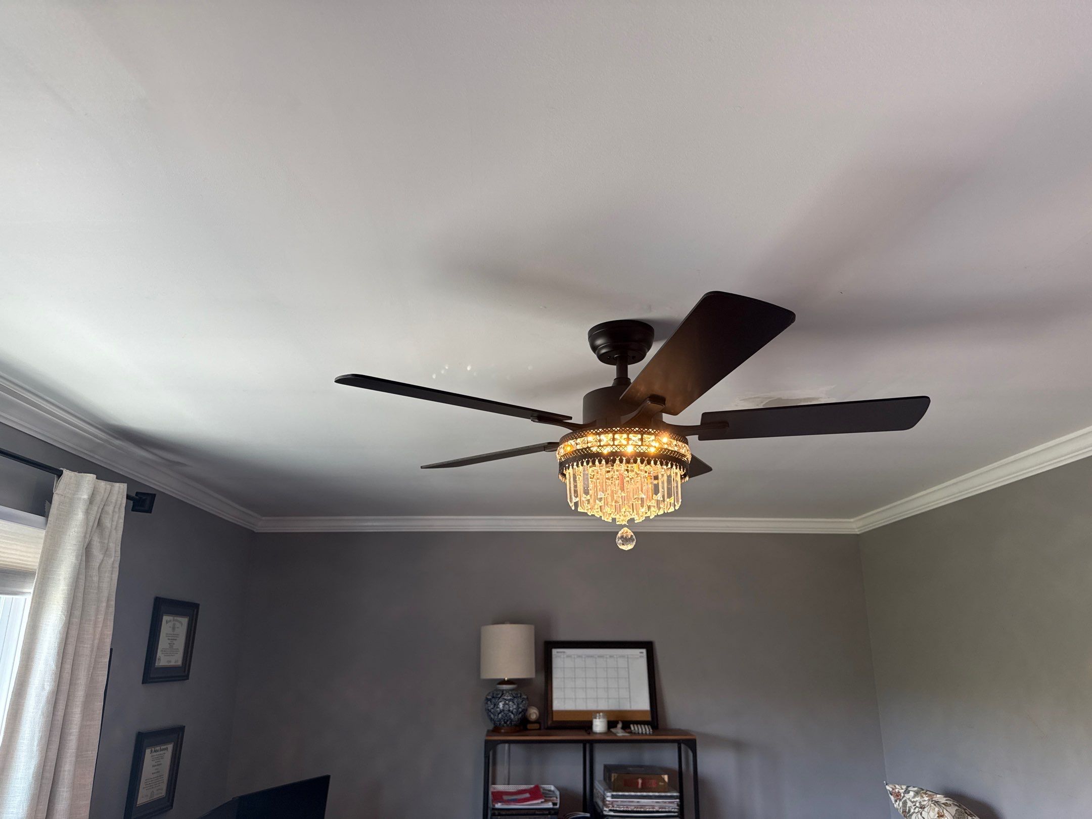  Geometric Cube Pendant Chandelier install by Spartan Home Pros