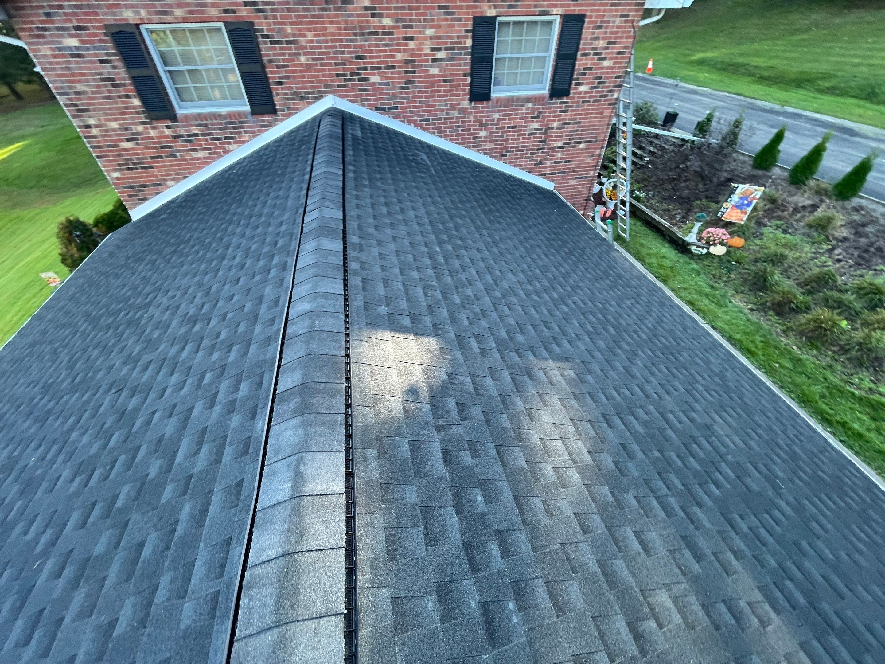 Residential Roofing Installation using GAF Timberline HDZ, Black by Rainstoppers Roofing