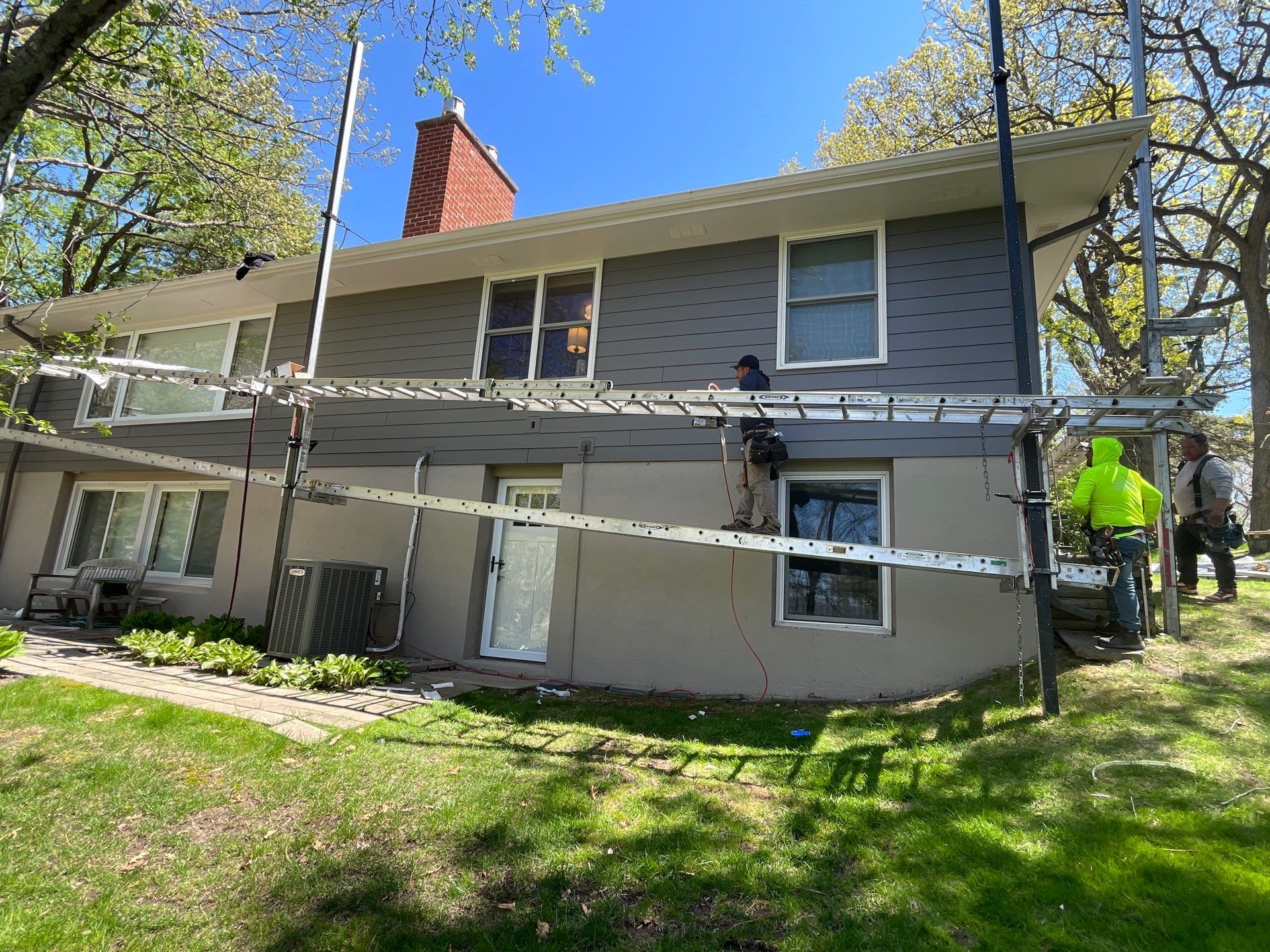 Siding Replacement – LP Smartside ExpertFinish in Tundra Gray | Hopkins, MN by First Impressions Exteriors