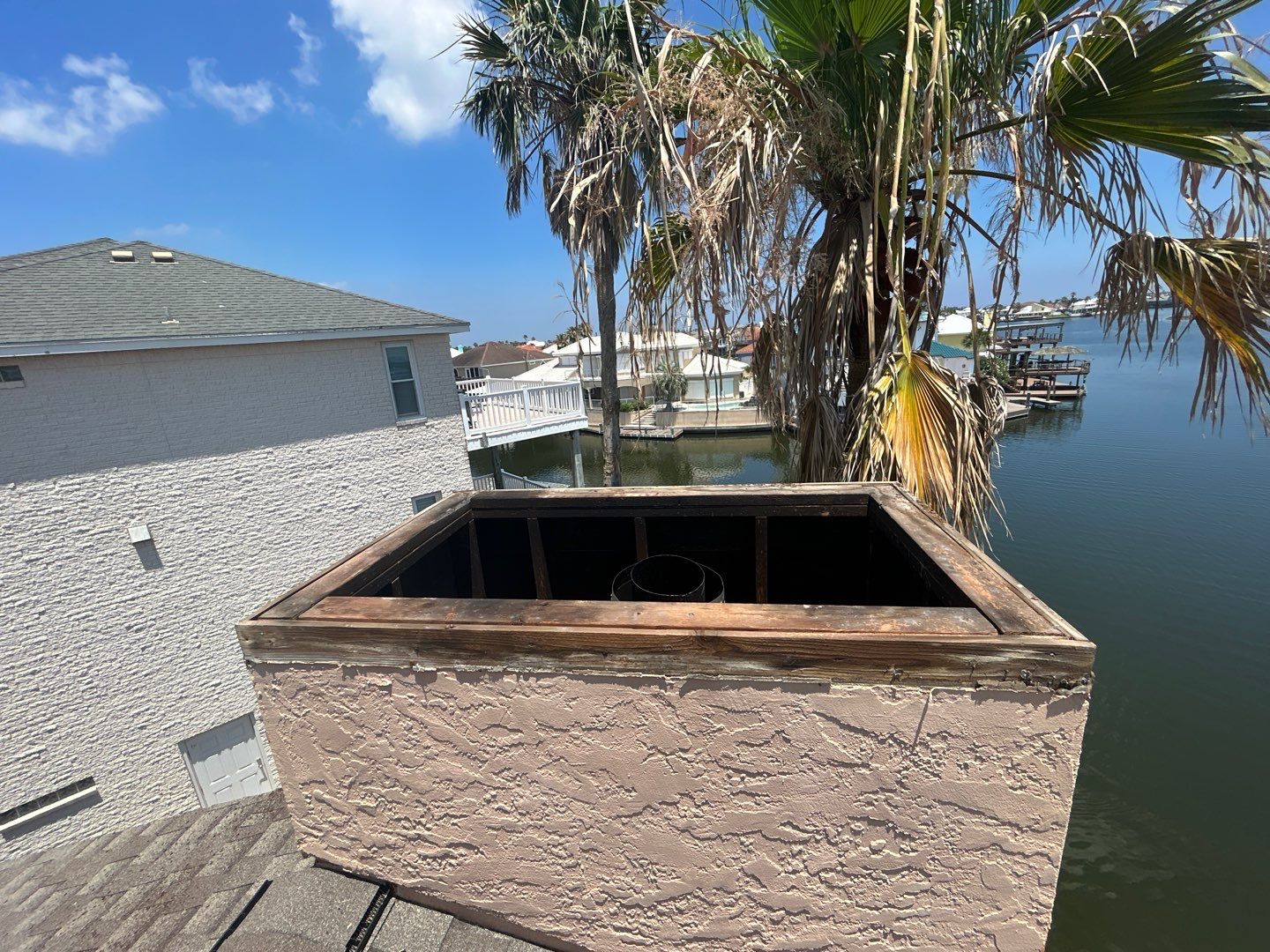Chimney Cap & Chase Replacement using Galvanized Chimney Cap & Chase by Lighthouse Roofing