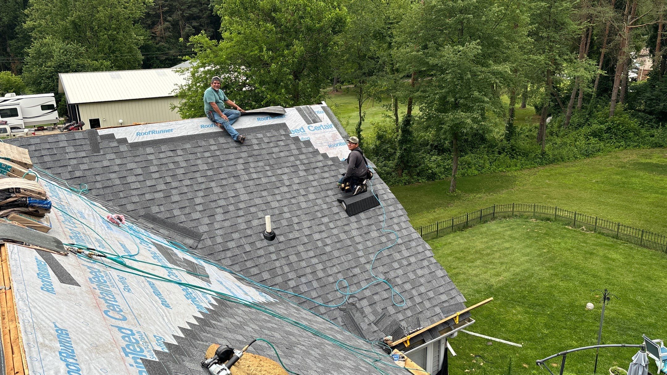 Roof Replacement using CertainTeed Landmark by 180 Contractors