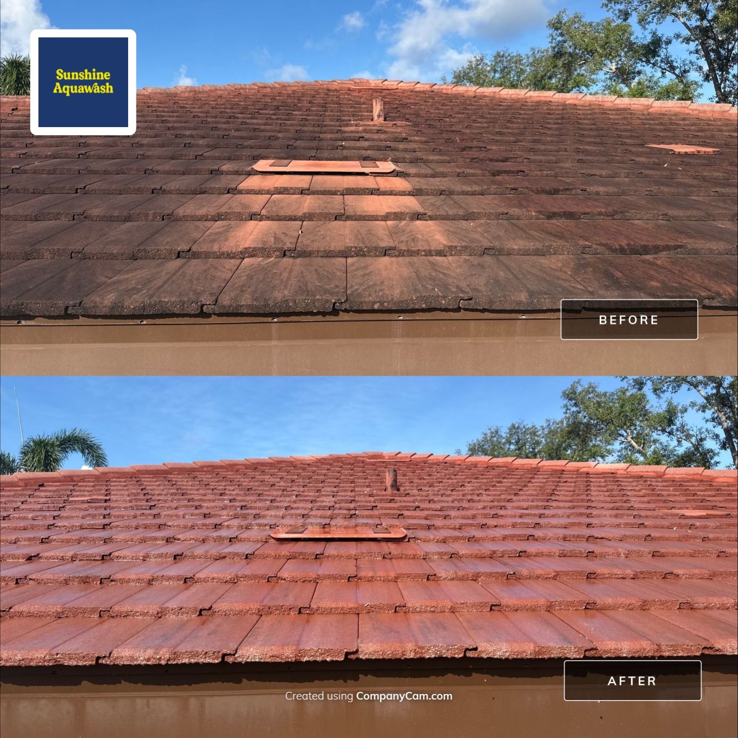 Tile Roof, Driveway & Patio Cleaning – Vivienda at Bradenton I by Sunshine AquaWash