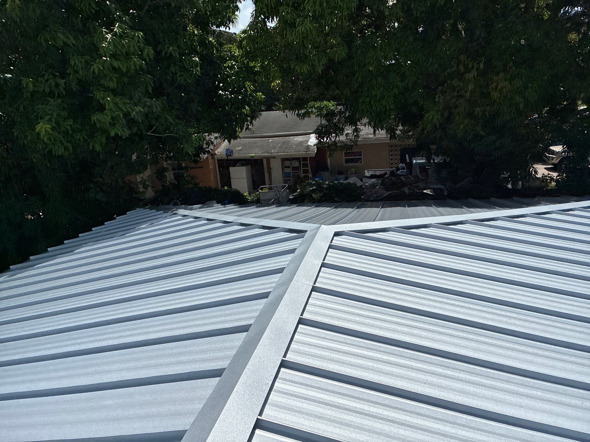 24ga 1.5" Mechanical Seam Mill Finish by Total Roofing System The Metal Roof Experts