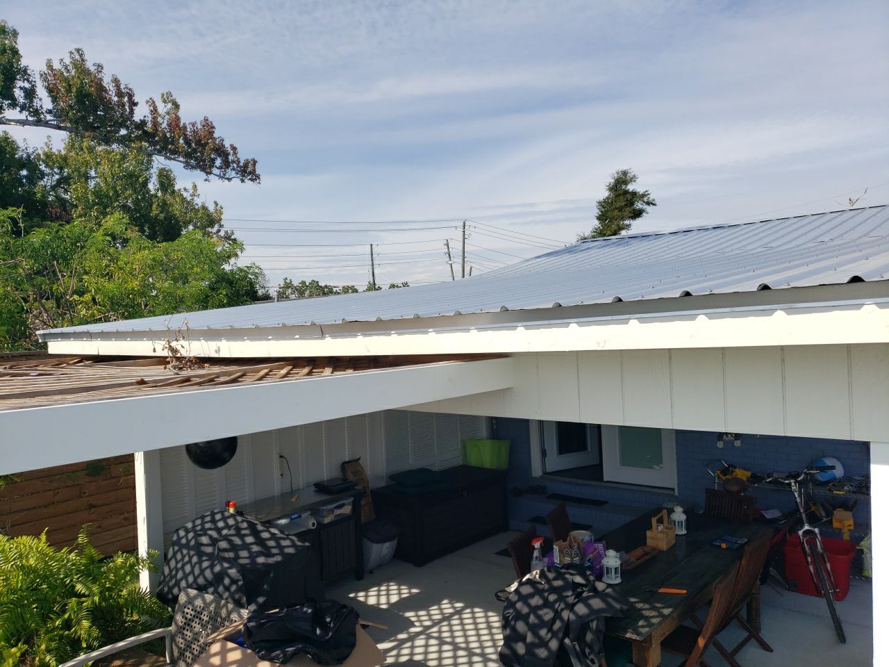 Gutter Installation using K-Style Seamless Gutters and Soffit and Fascia Replacement by Gutter Professors