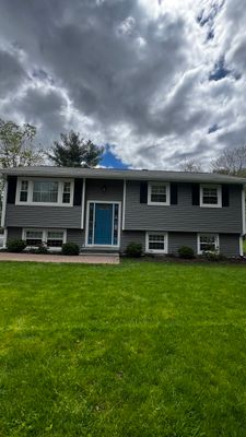 Siding and door replacement in Holliston, MA