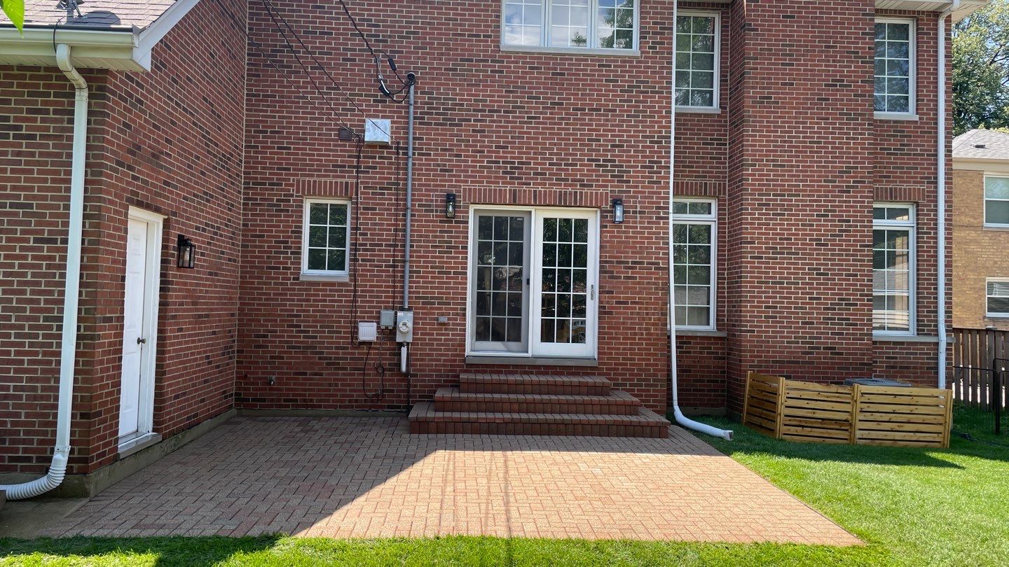 Brick paver clean, sand and seal.  using Surebond SB-1300 by Northern Power Washing LLC.