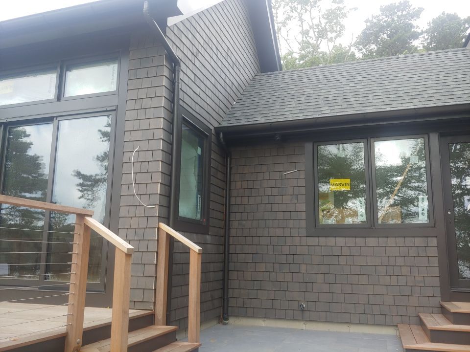 Gutter Installation using Half Round Aluminum Gutter in Brewster, MA by Gutter Pro Enterprises