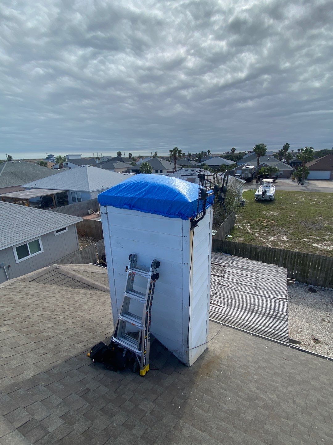 Residential Roofing Repair using Custom Fabricated Stainless Steel by Lighthouse Roofing