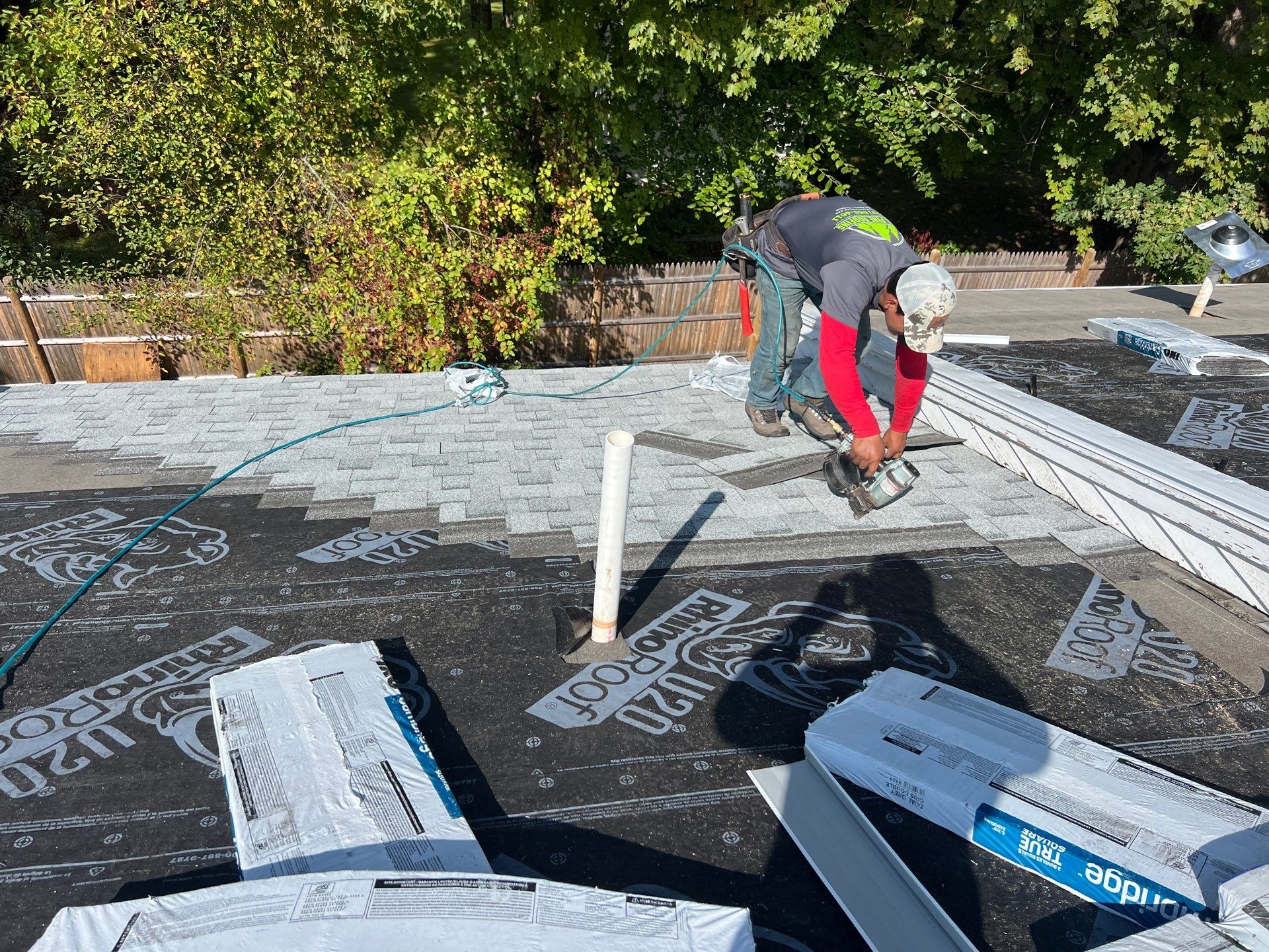 Multi-Unit Townhouse Asphalt Roofing Replacement in Saco by Tall pine roofing
