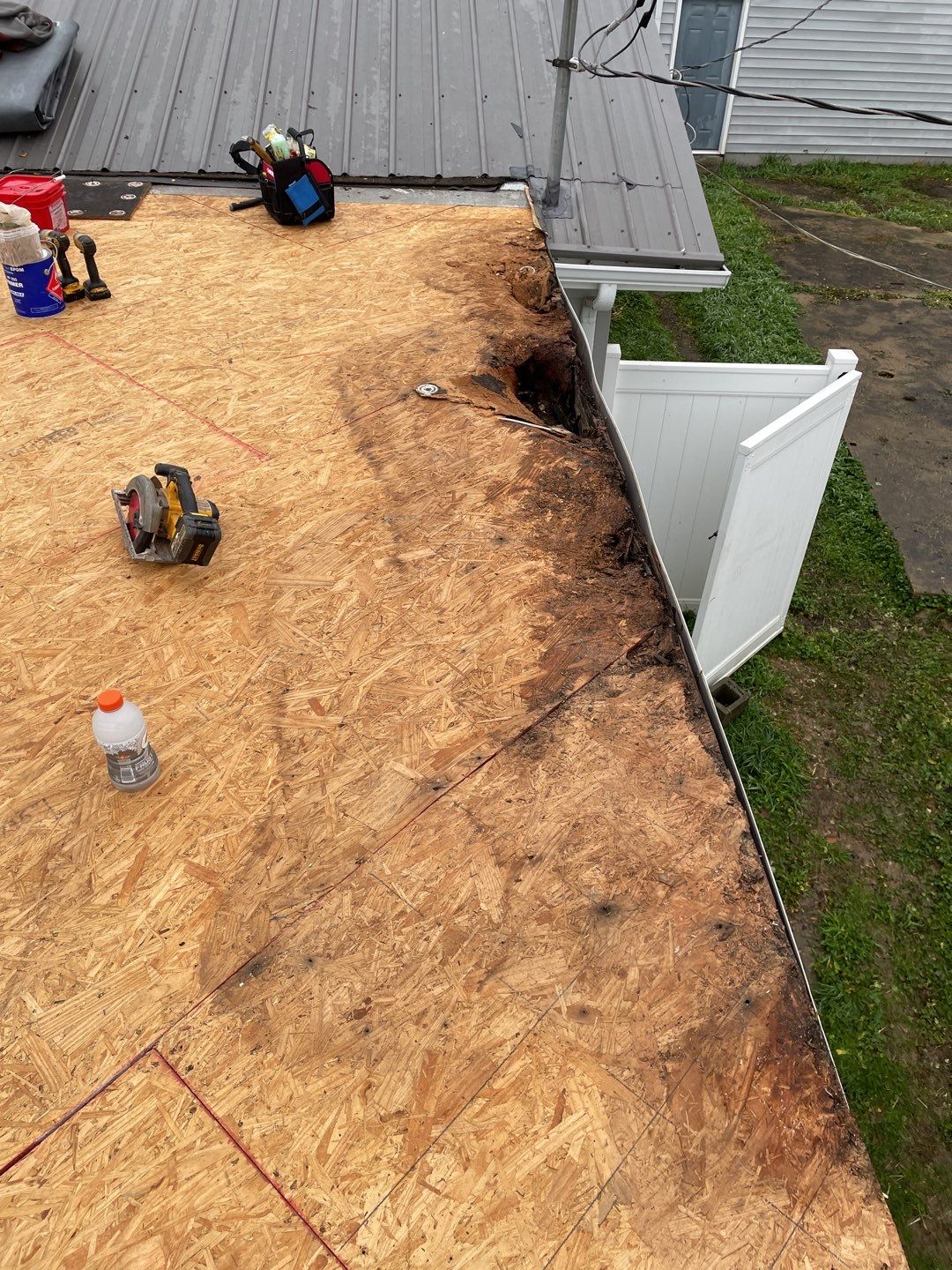 Rubber Roofing  on a residential sunroom by Secure Construction Company Inc