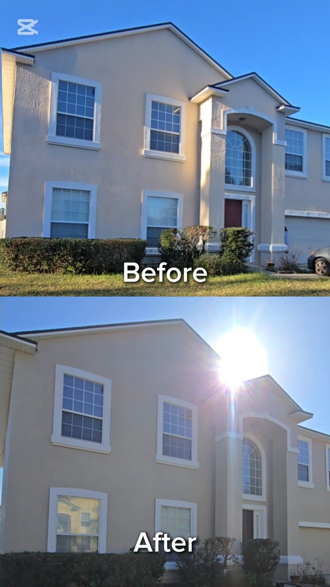 Exterior Stucco Repair, Delamination & House Painting in Jacksonville, FL by A New Leaf Painting, LLC