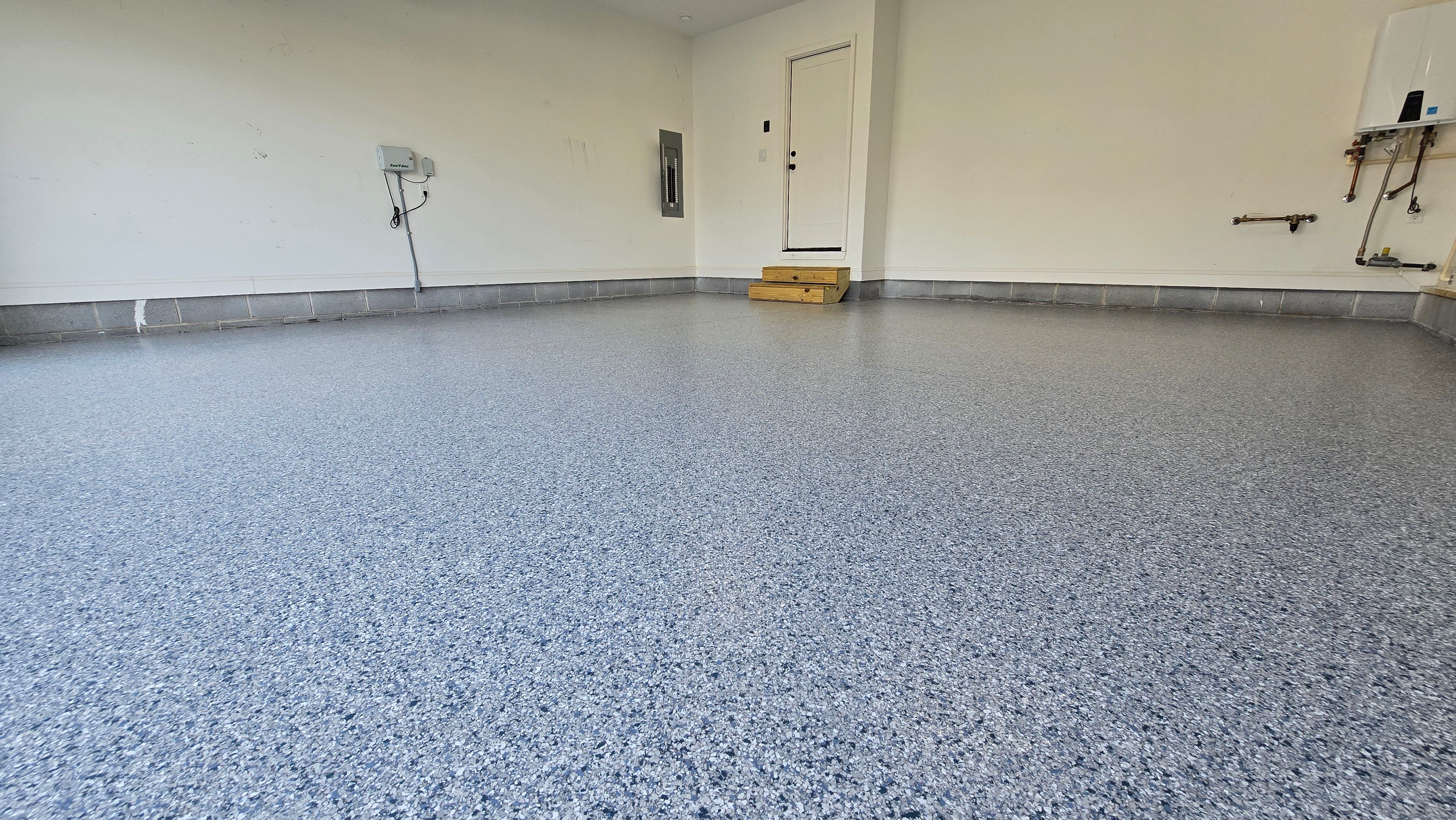 Garage using Tidal Wave by Elite Floor Solutions
