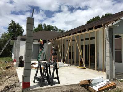 Covered Porch Extension and Structural Patio Addition in Melbourne