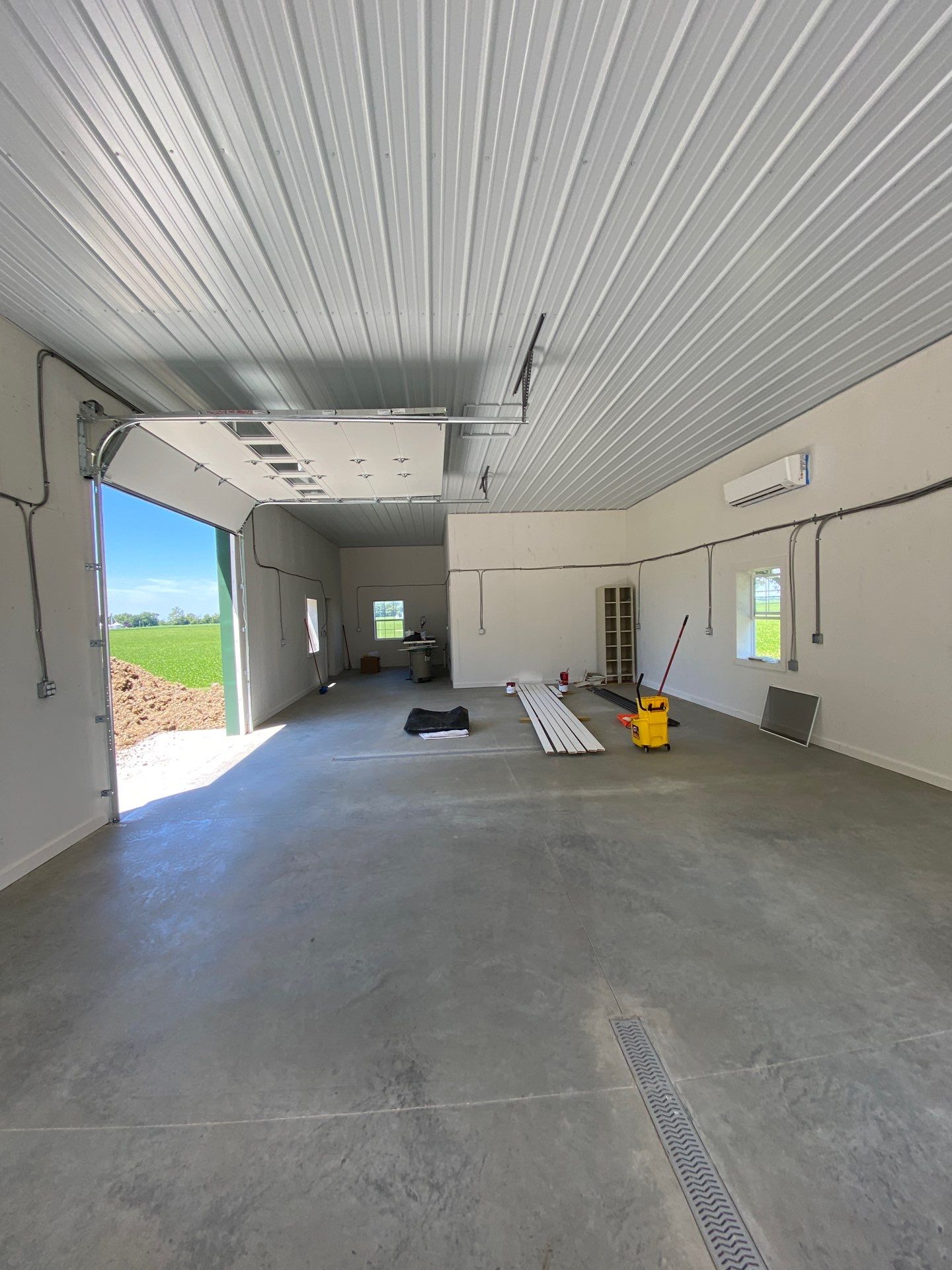 Multi-Bay Custom Pole Barn Construction in Arlington, Indiana by The Barn Builders 