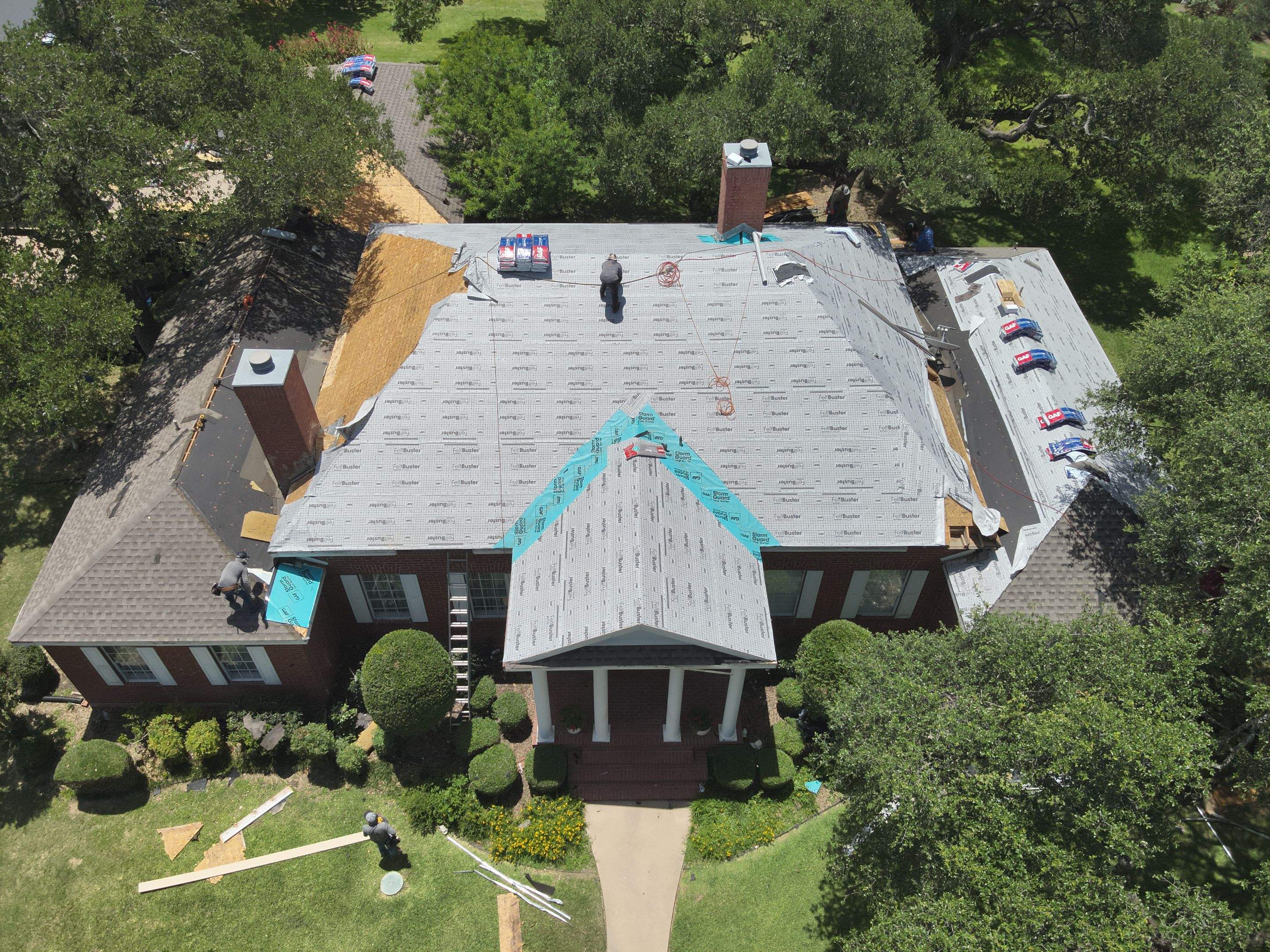 Residential Roof Replacement using GAF - HDZ - Weathered Wood by Action Exteriors