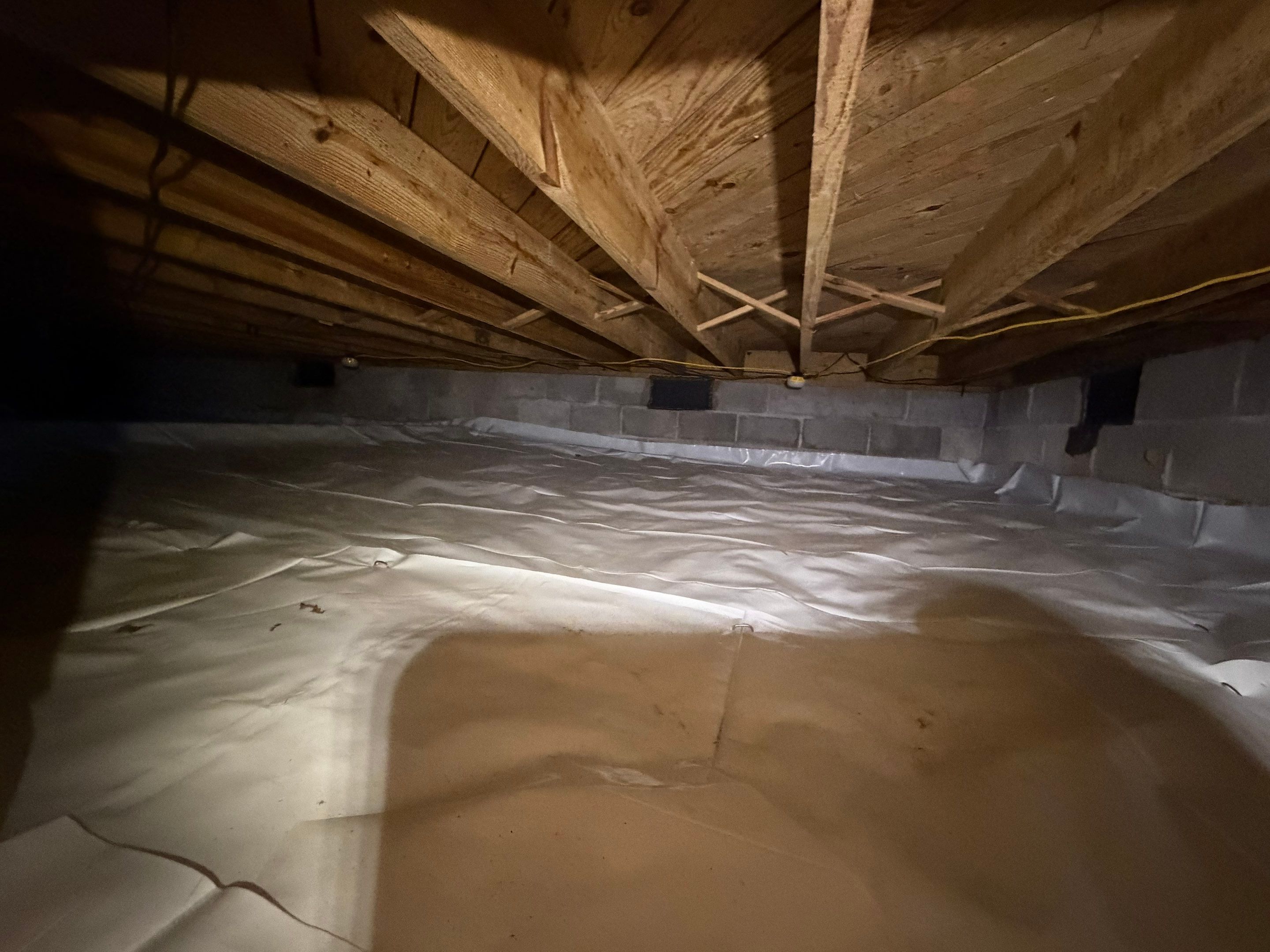 Project in Norfolk by Patriot Crawl Space Repairs